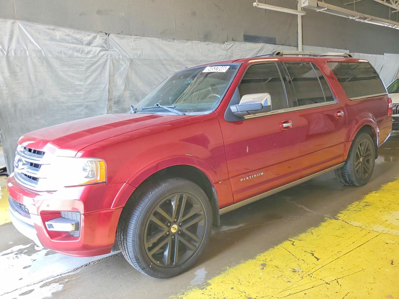 2015 Ford Expedition El Platinum Red vin: 1FMJK1MT4FEF22193
