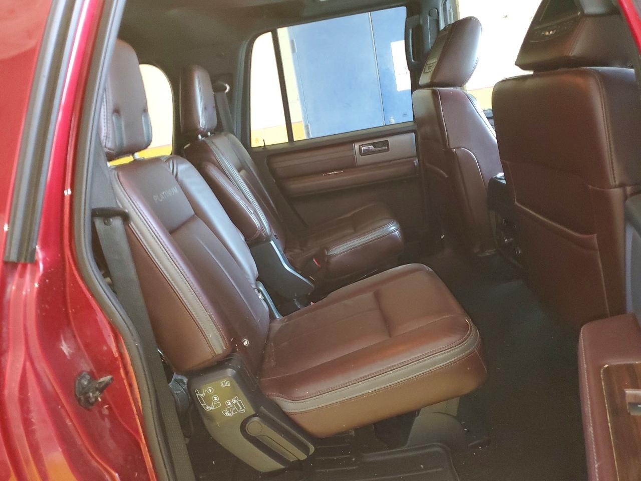 2015 Ford Expedition El Platinum Red vin: 1FMJK1MT4FEF22193