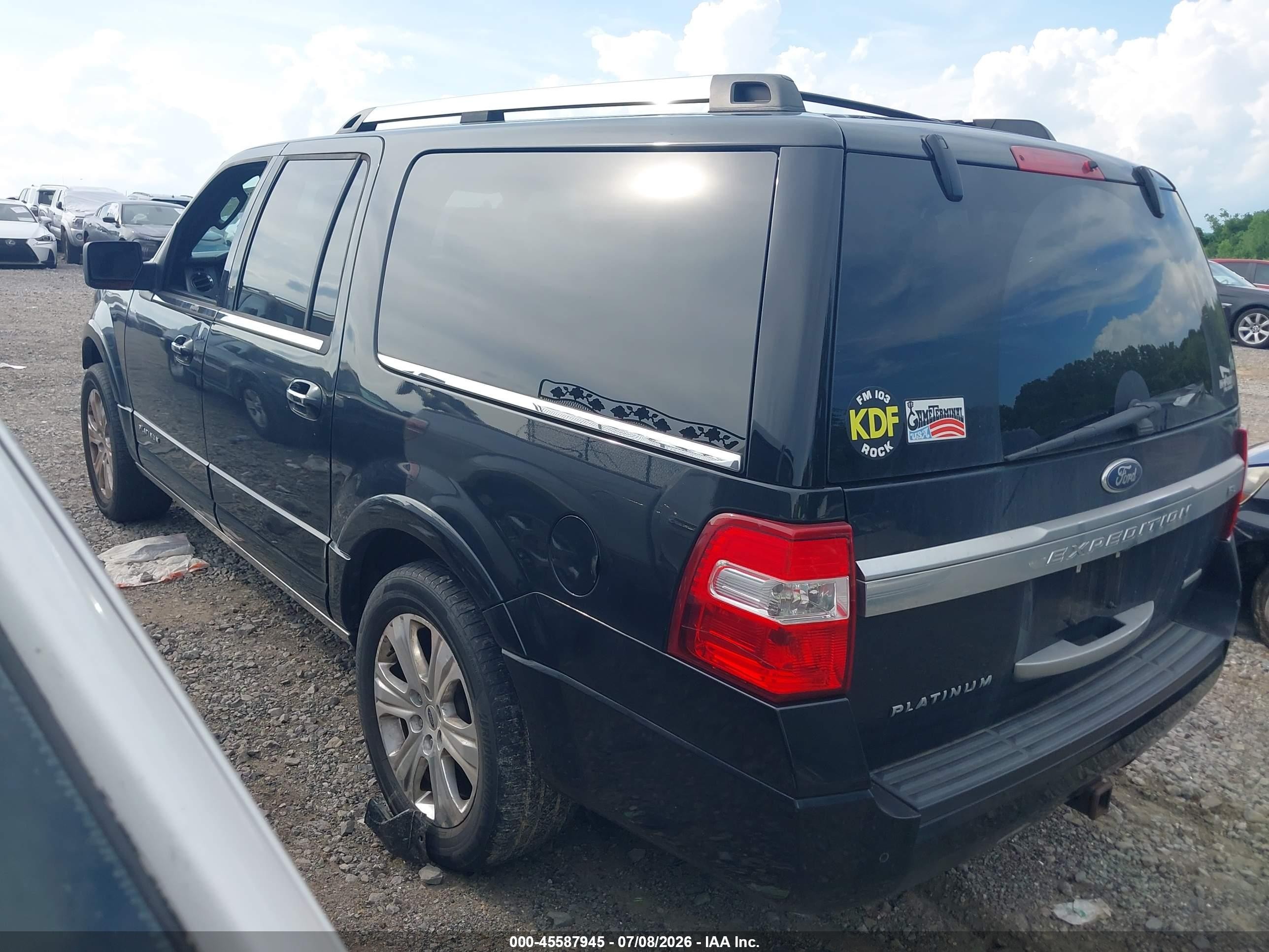 2015 Ford Expedition El Platinum Black vin: 1FMJK1MT8FEF23170