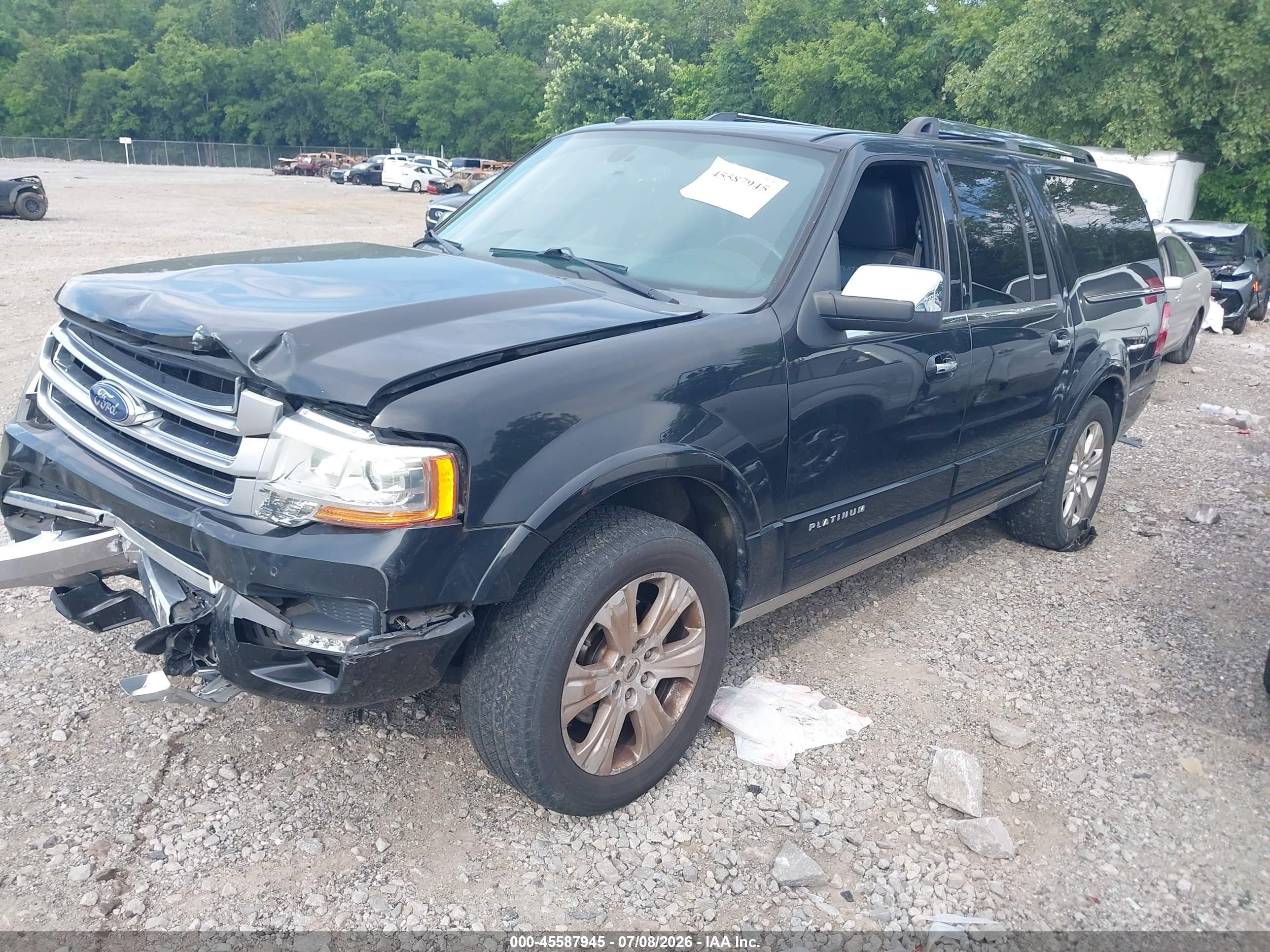 2015 Ford Expedition El Platinum Black vin: 1FMJK1MT8FEF23170
