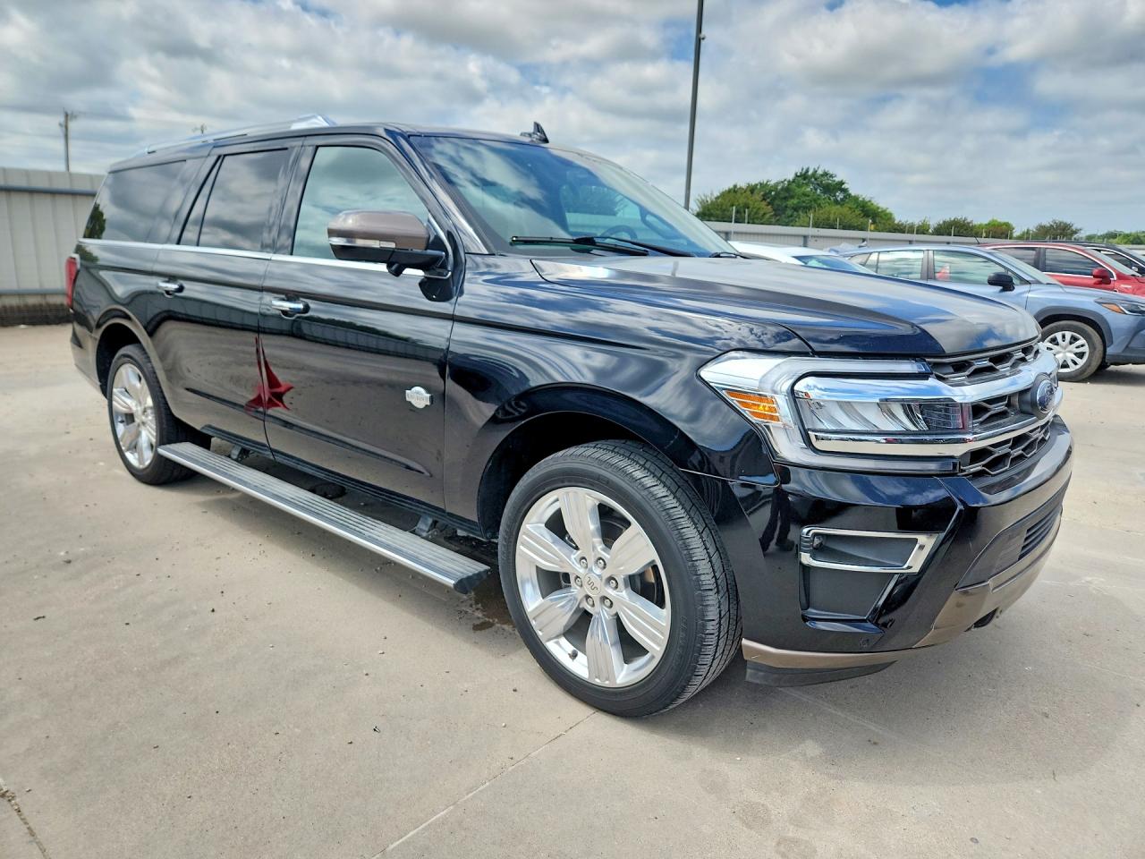 2022 Ford Expedition Max King Ranch Black vin: 1FMJK1PT2NEA56788