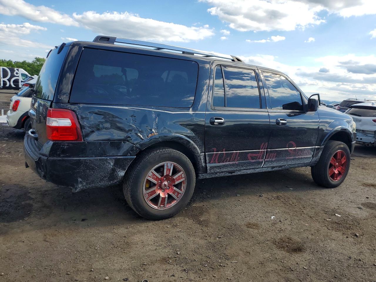 2010 Ford Expedition El Limited Black vin: 1FMJK2A50AEA53575