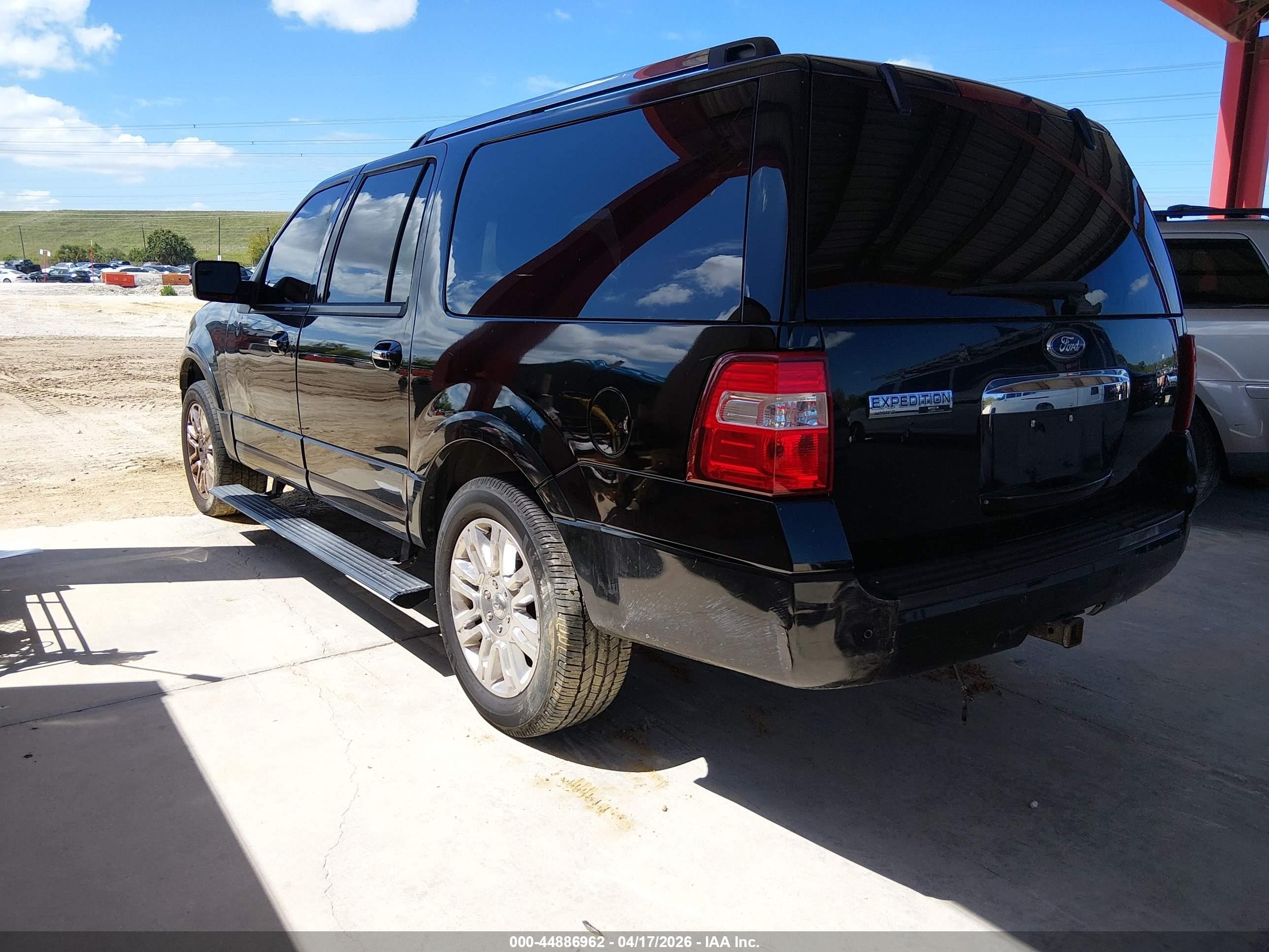 2012 Ford Expedition El Limited Black vin: 1FMJK2A50CEF05284