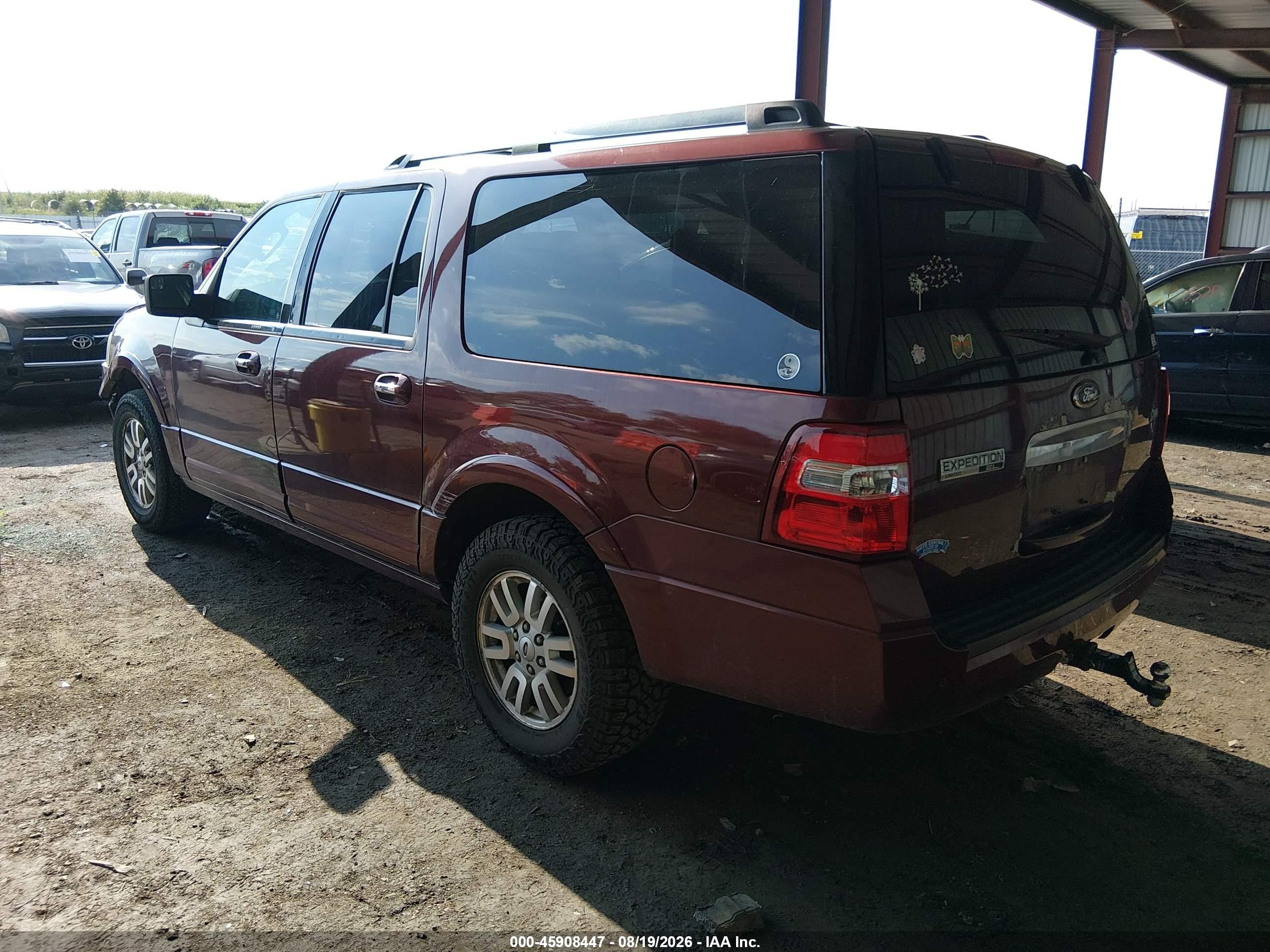 2012 Ford Expedition El Limited Темно-бордовый vin: 1FMJK2A50CEF33411