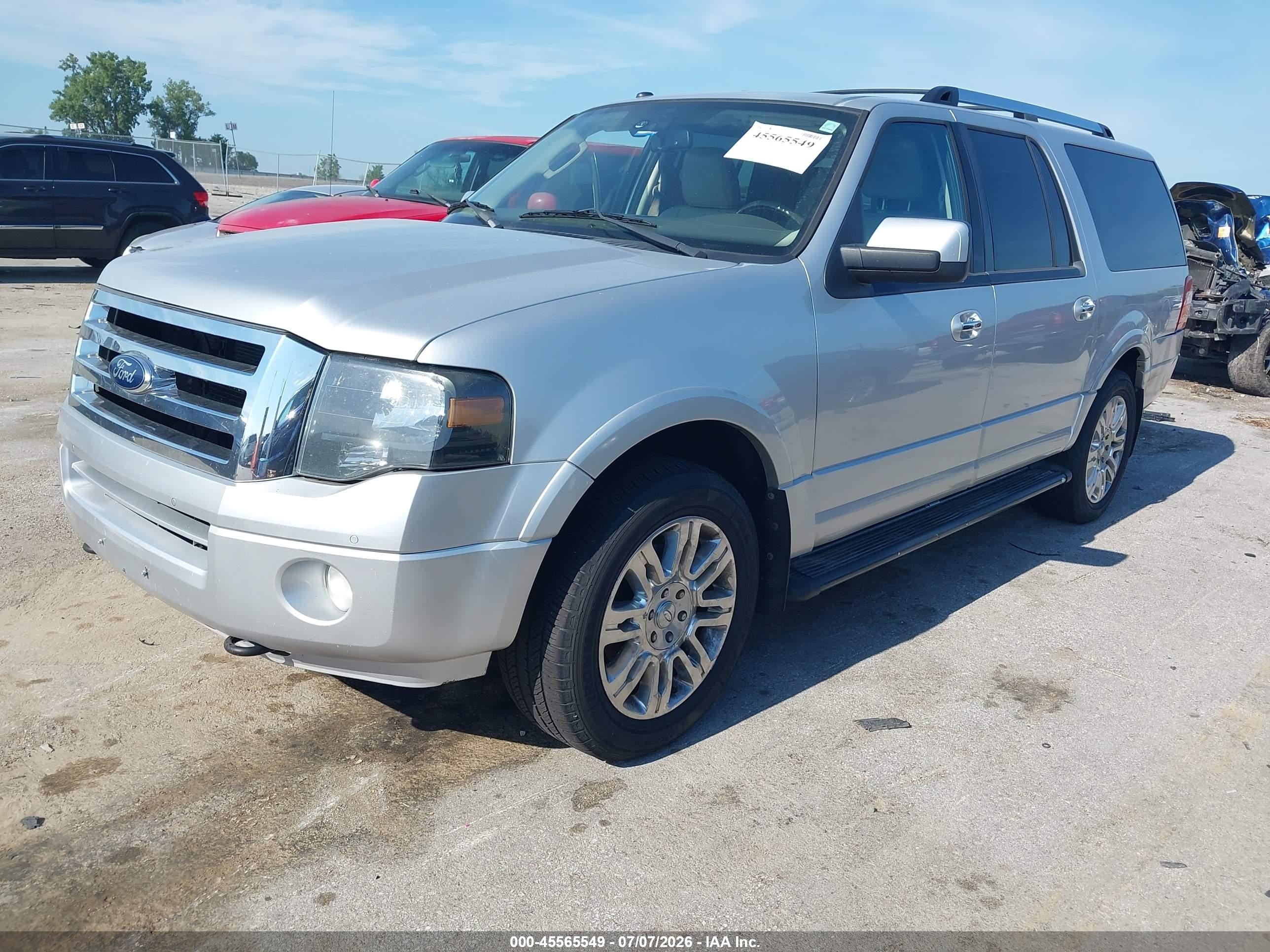2013 Ford Expedition El Limited Silver vin: 1FMJK2A50DEF13161