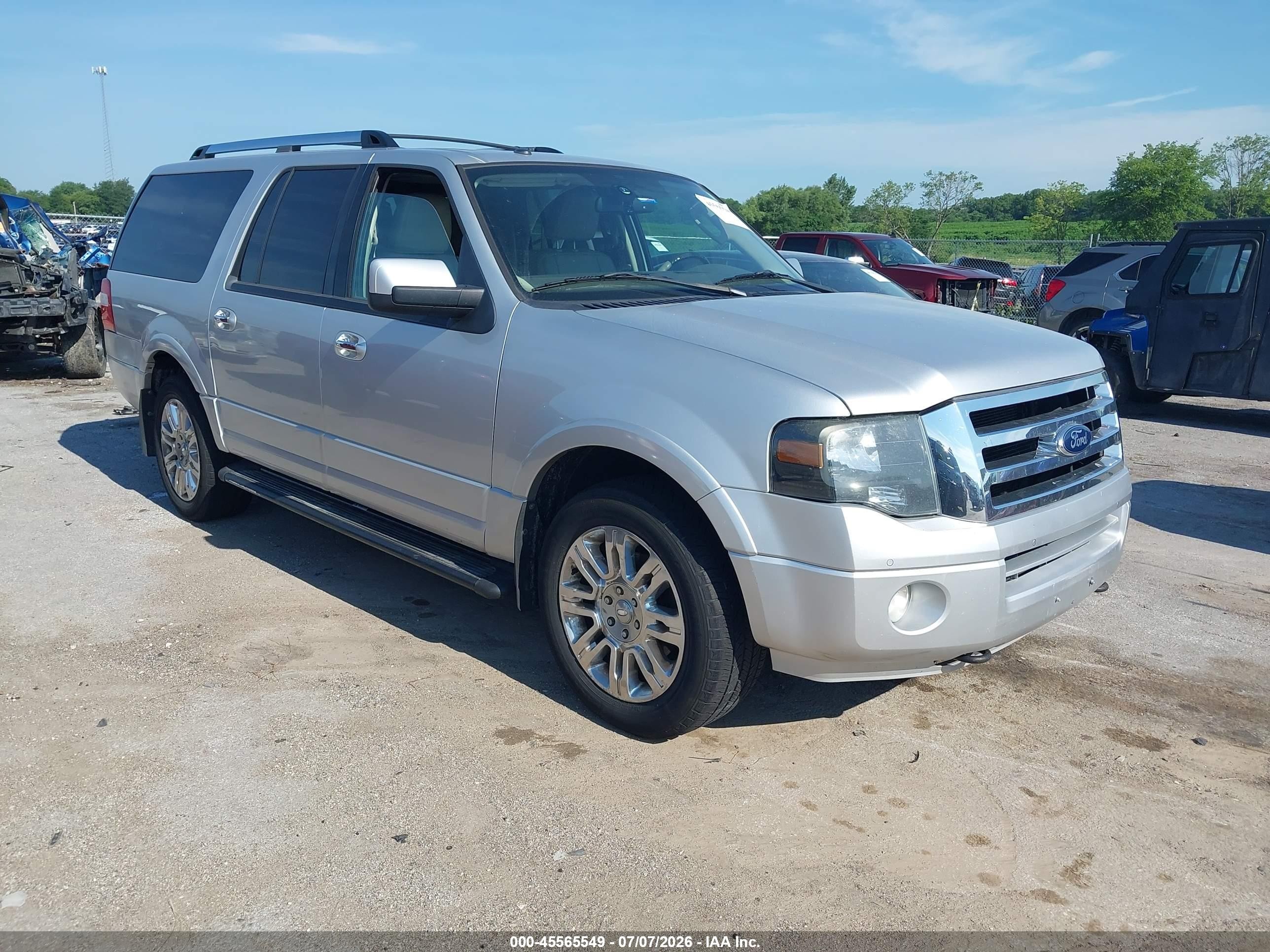 2013 Ford Expedition El Limited Silver vin: 1FMJK2A50DEF13161