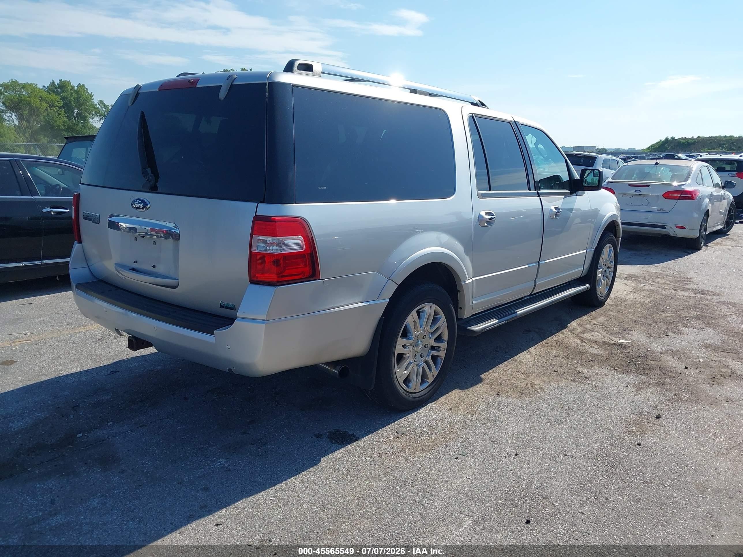 2013 Ford Expedition El Limited Silver vin: 1FMJK2A50DEF13161