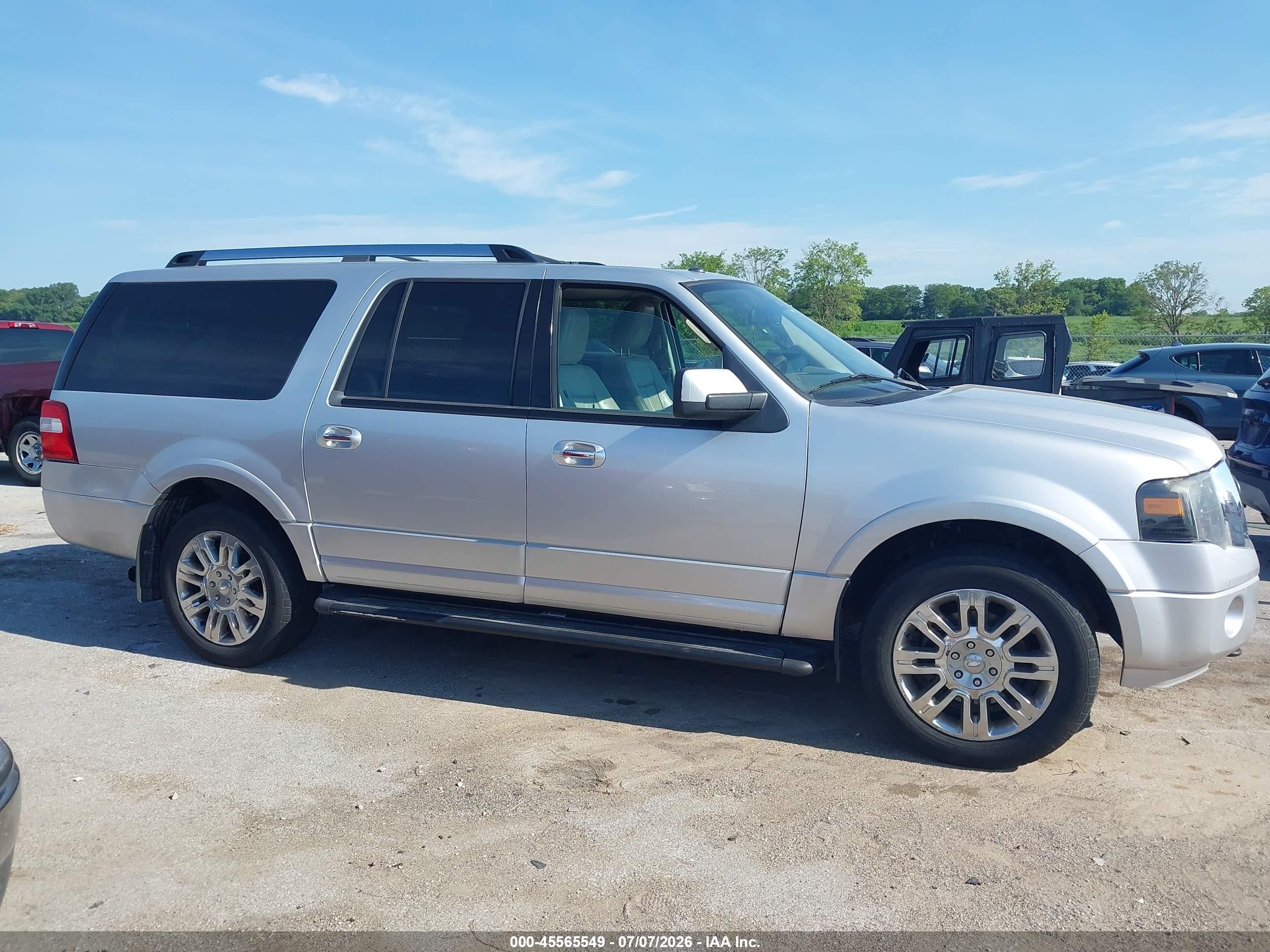 2013 Ford Expedition El Limited Silver vin: 1FMJK2A50DEF13161