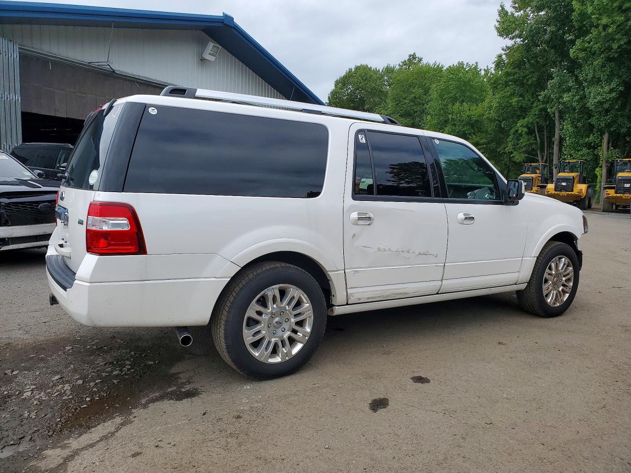 2014 Ford Expedition El Limited White vin: 1FMJK2A50EEF00105