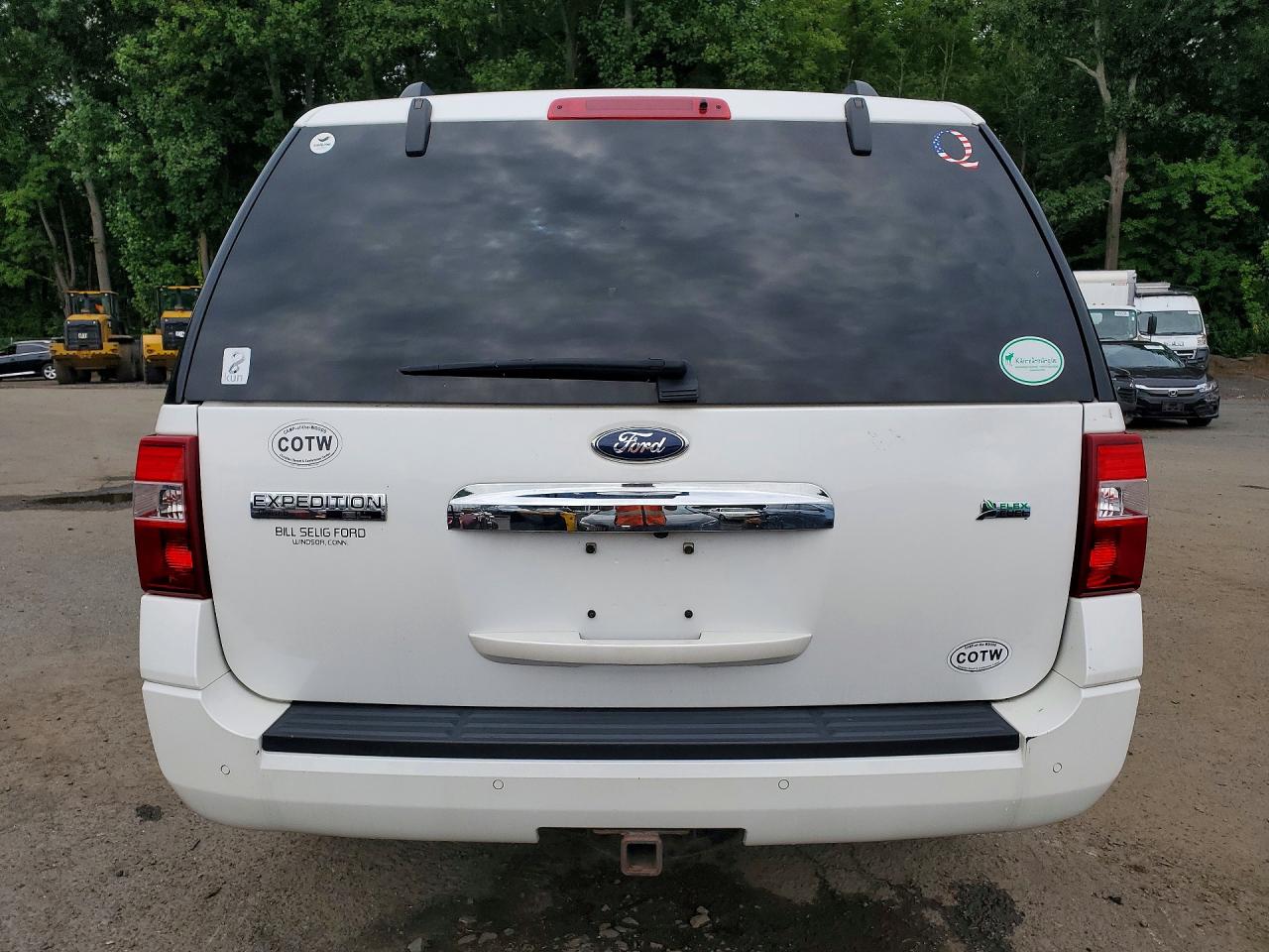 2014 Ford Expedition El Limited White vin: 1FMJK2A50EEF00105
