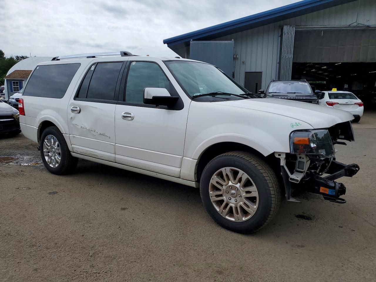 2014 Ford Expedition El Limited White vin: 1FMJK2A50EEF00105