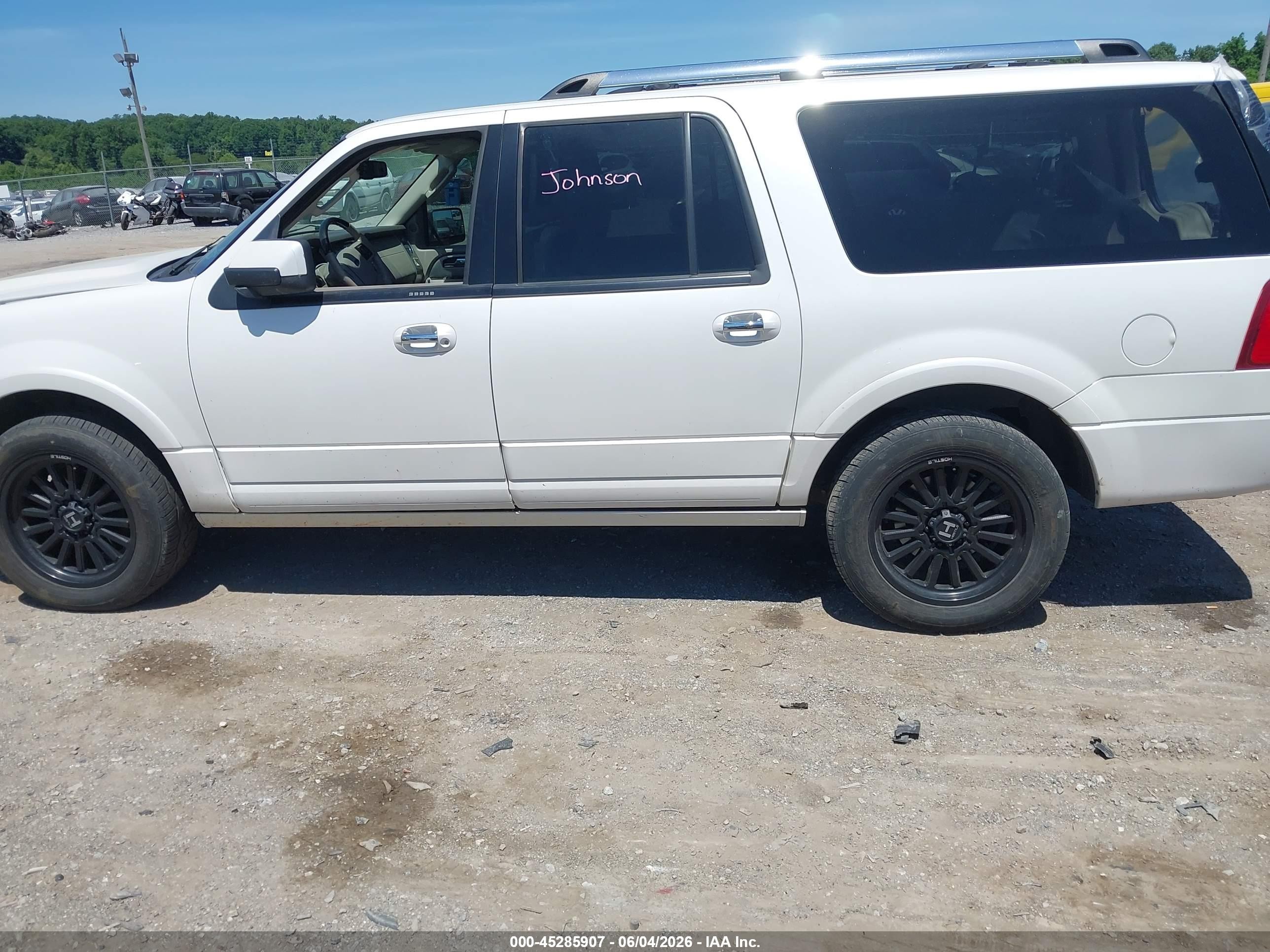 2014 Ford Expedition El Limited White vin: 1FMJK2A50EEF18149