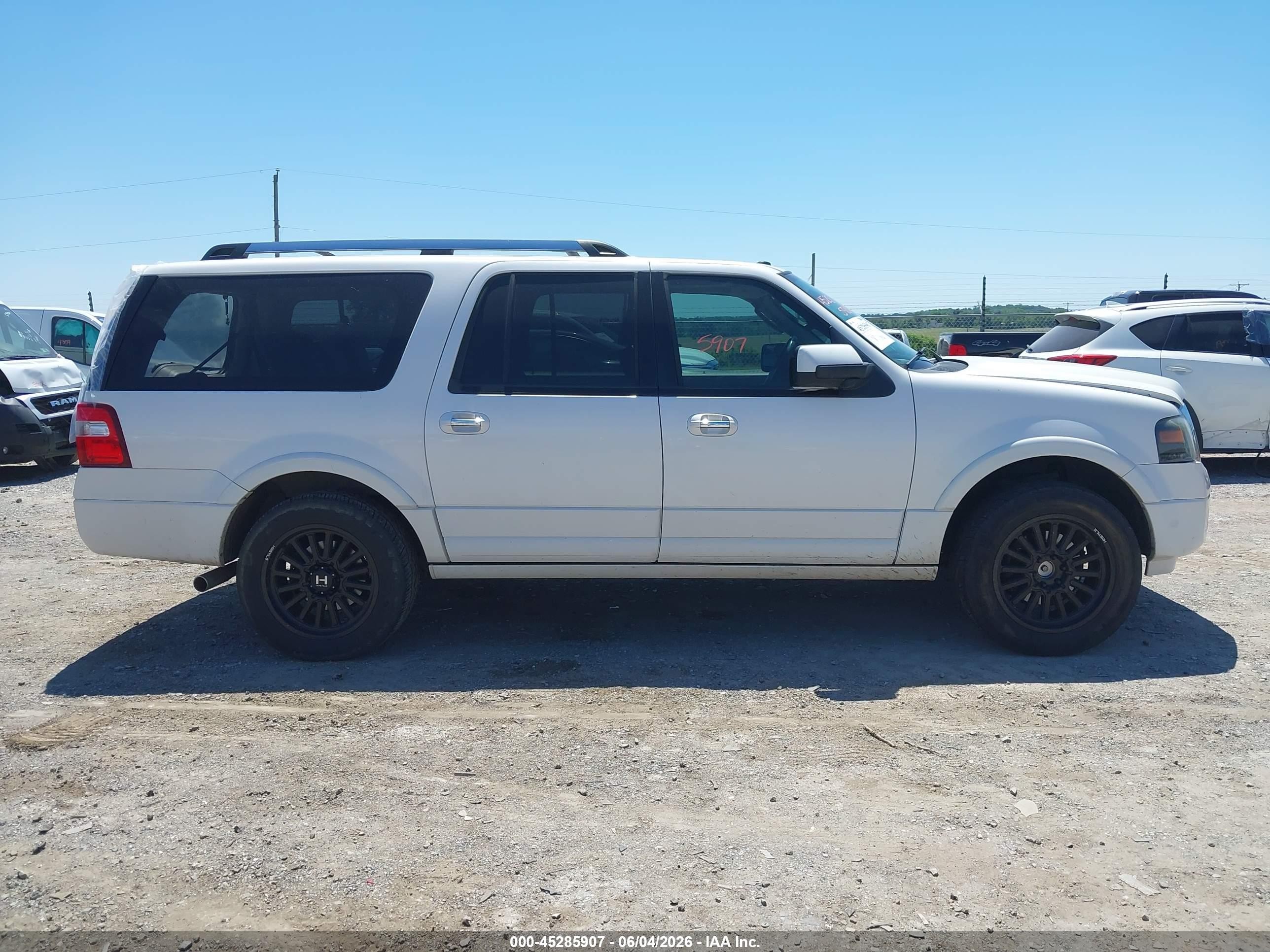 2014 Ford Expedition El Limited White vin: 1FMJK2A50EEF18149