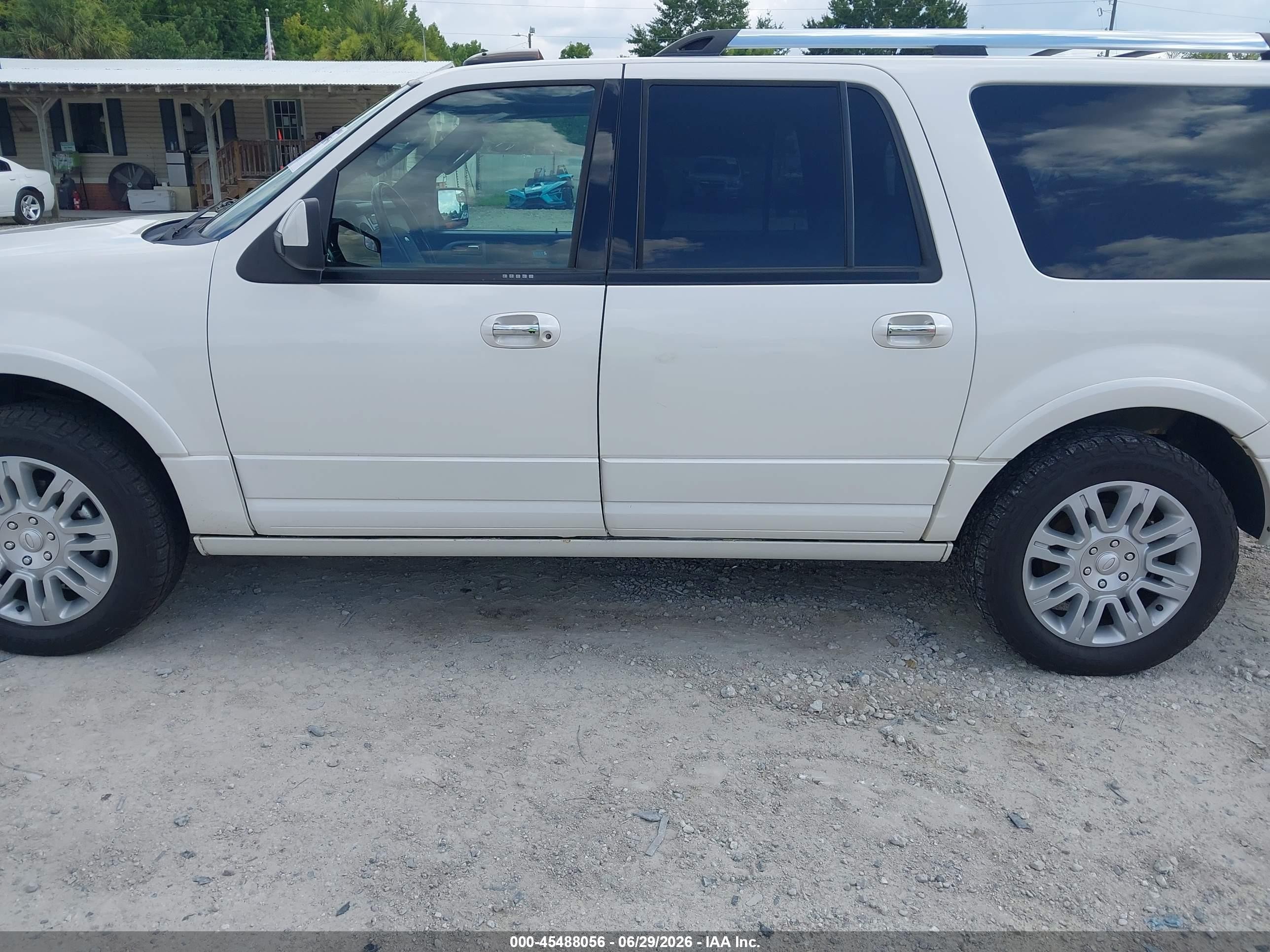 2013 Ford Expedition El Limited White vin: 1FMJK2A51DEF46718