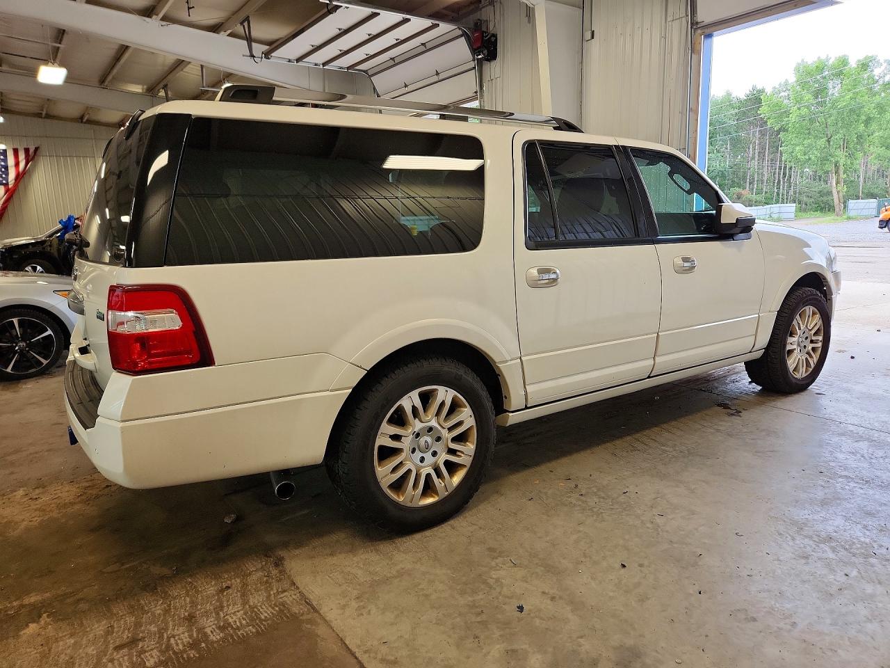 2014 Ford Expedition El Limited White vin: 1FMJK2A51EEF62953