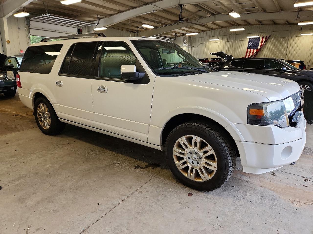 2014 Ford Expedition El Limited White vin: 1FMJK2A51EEF62953