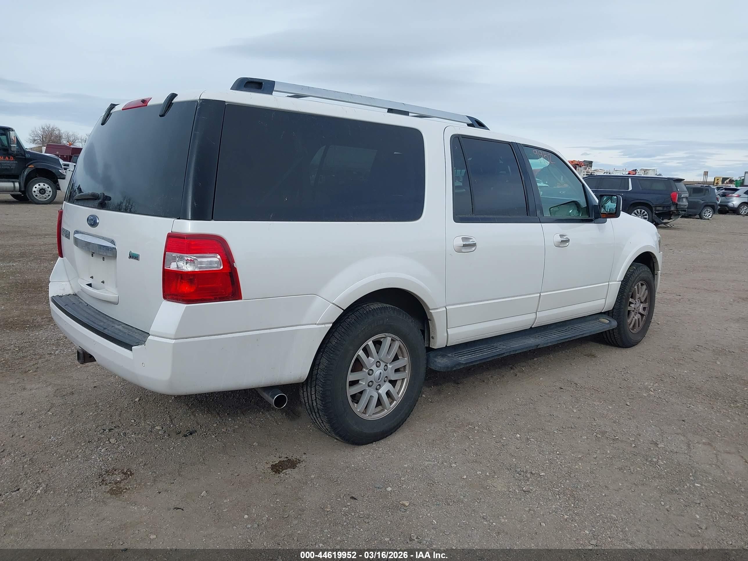 2012 Ford Expedition El Limited White vin: 1FMJK2A52CEF02158