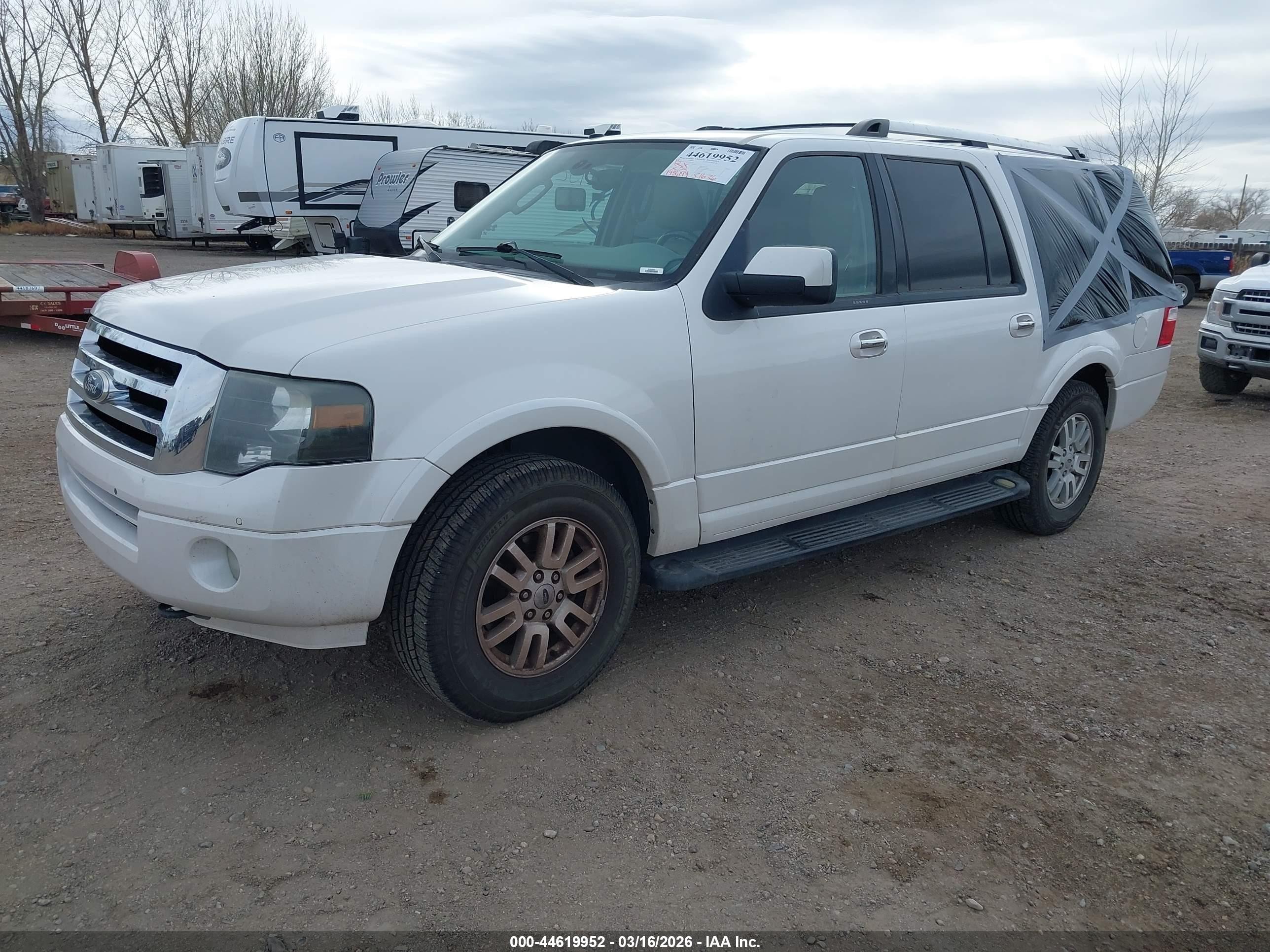 2012 Ford Expedition El Limited White vin: 1FMJK2A52CEF02158