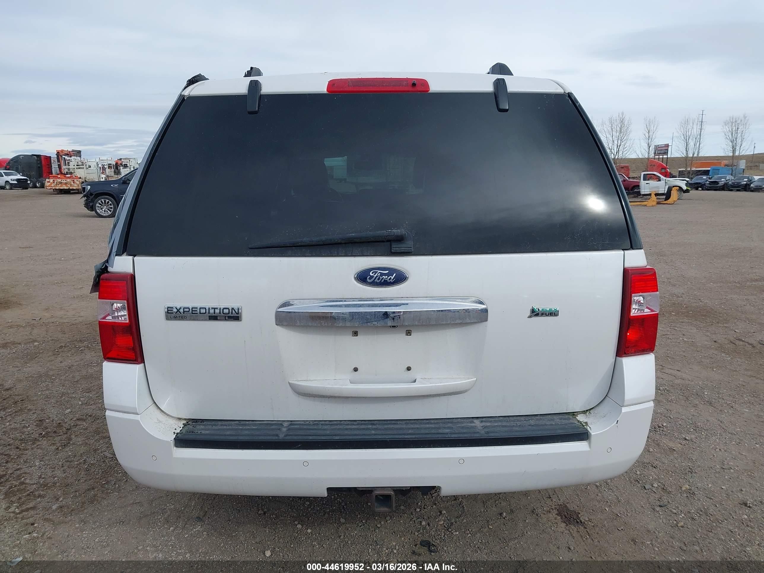 2012 Ford Expedition El Limited White vin: 1FMJK2A52CEF02158