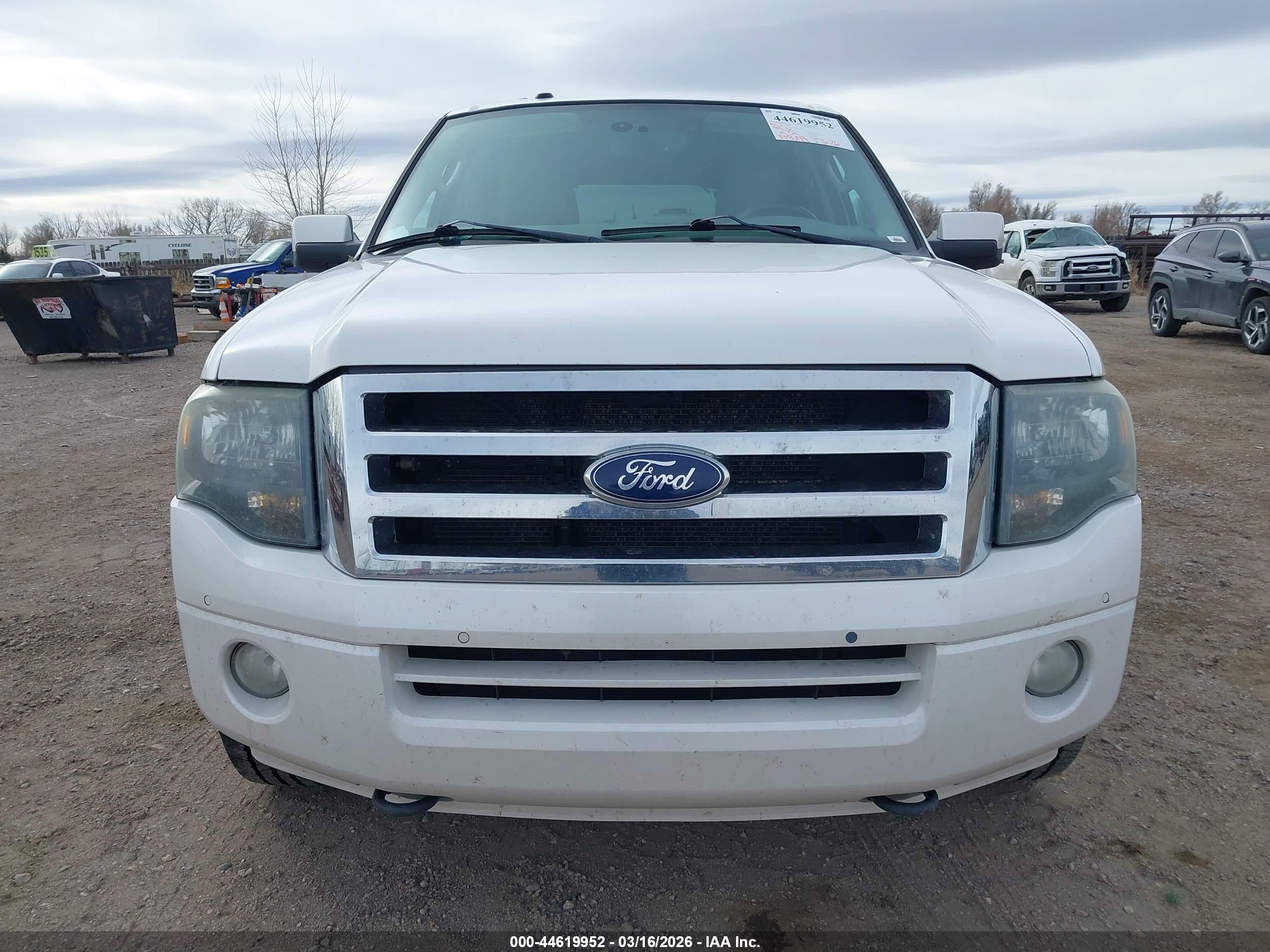 2012 Ford Expedition El Limited White vin: 1FMJK2A52CEF02158