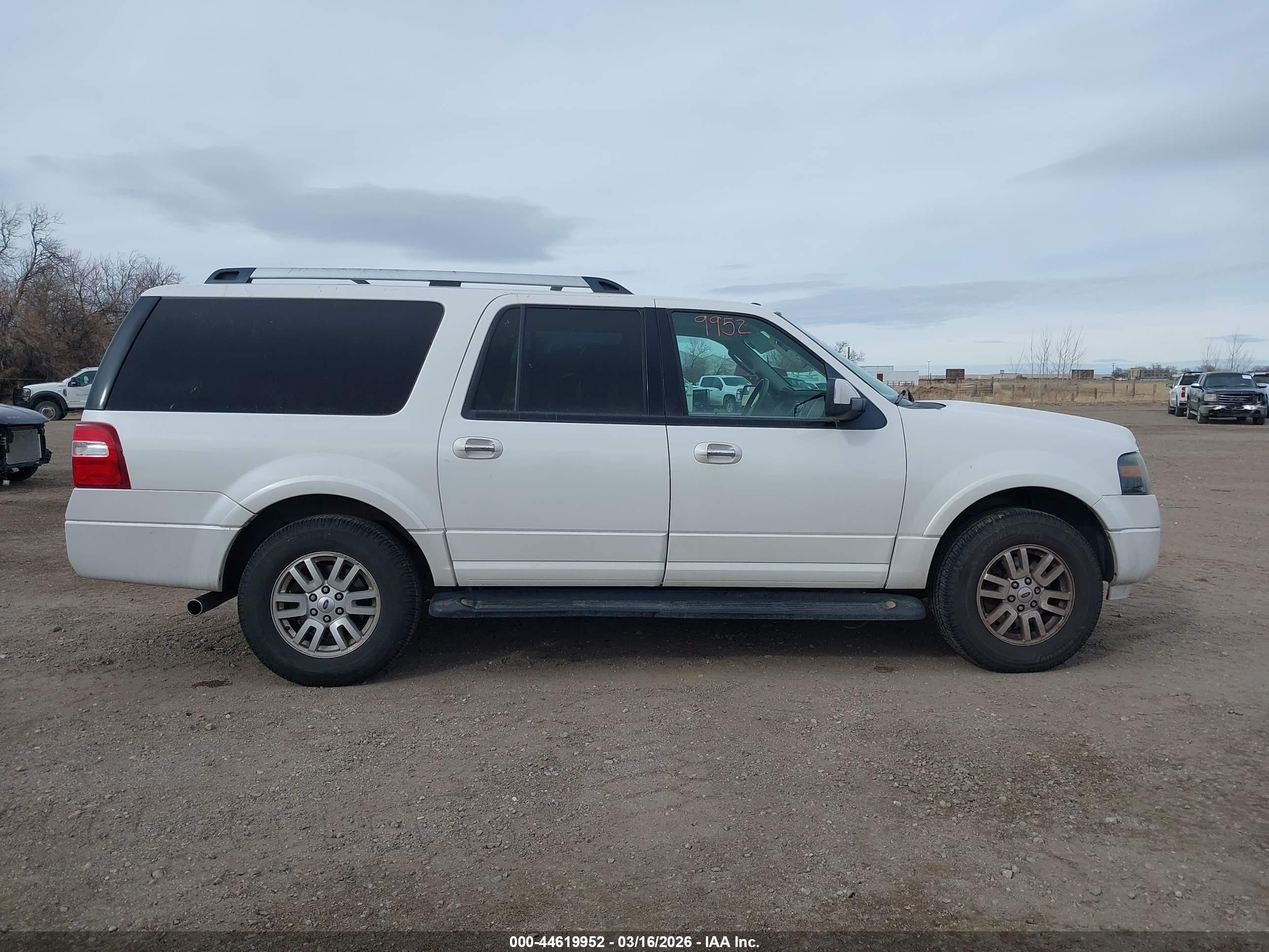 2012 Ford Expedition El Limited White vin: 1FMJK2A52CEF02158