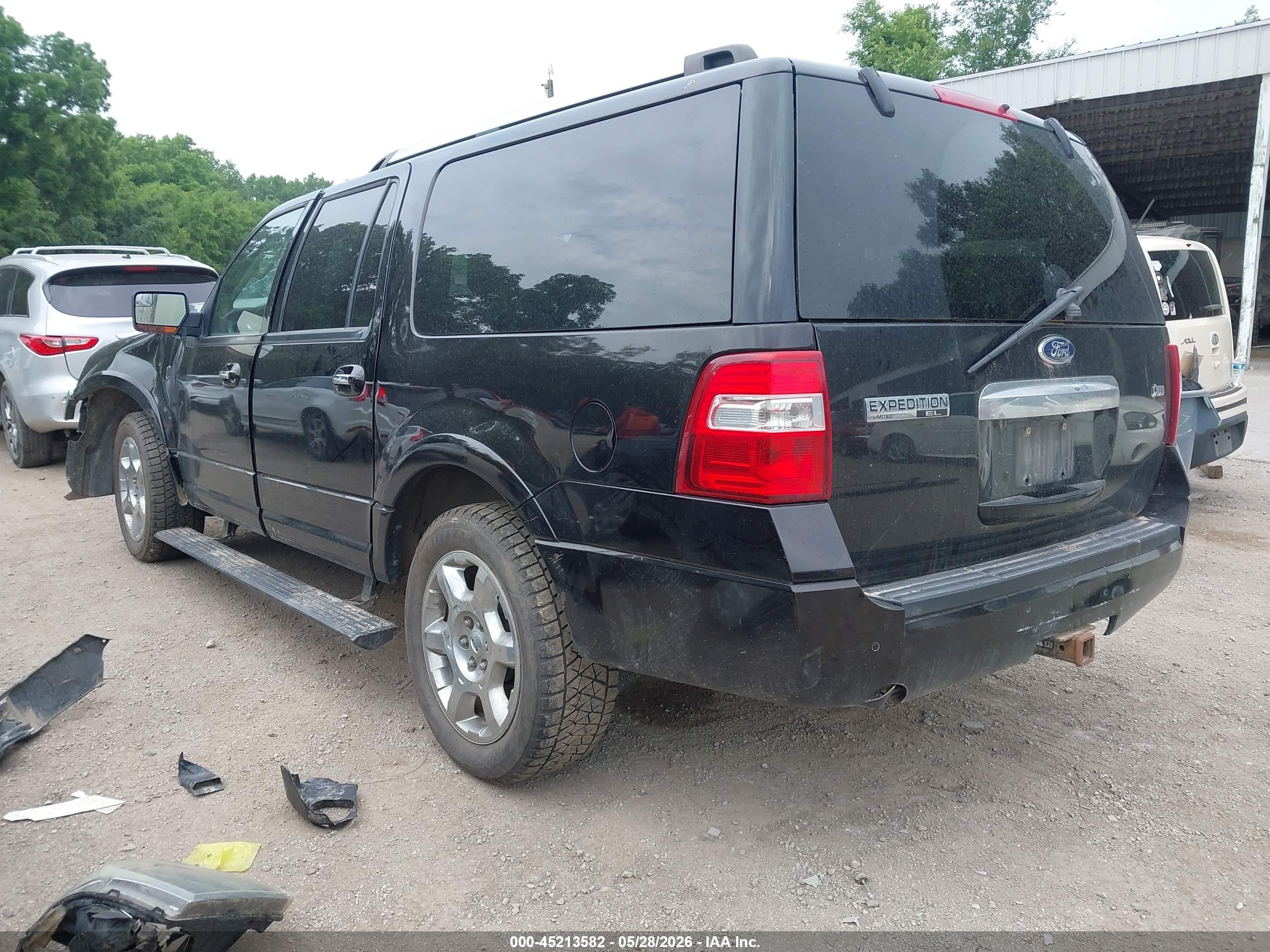 2013 Ford Expedition El Limited Black vin: 1FMJK2A52DEF56111