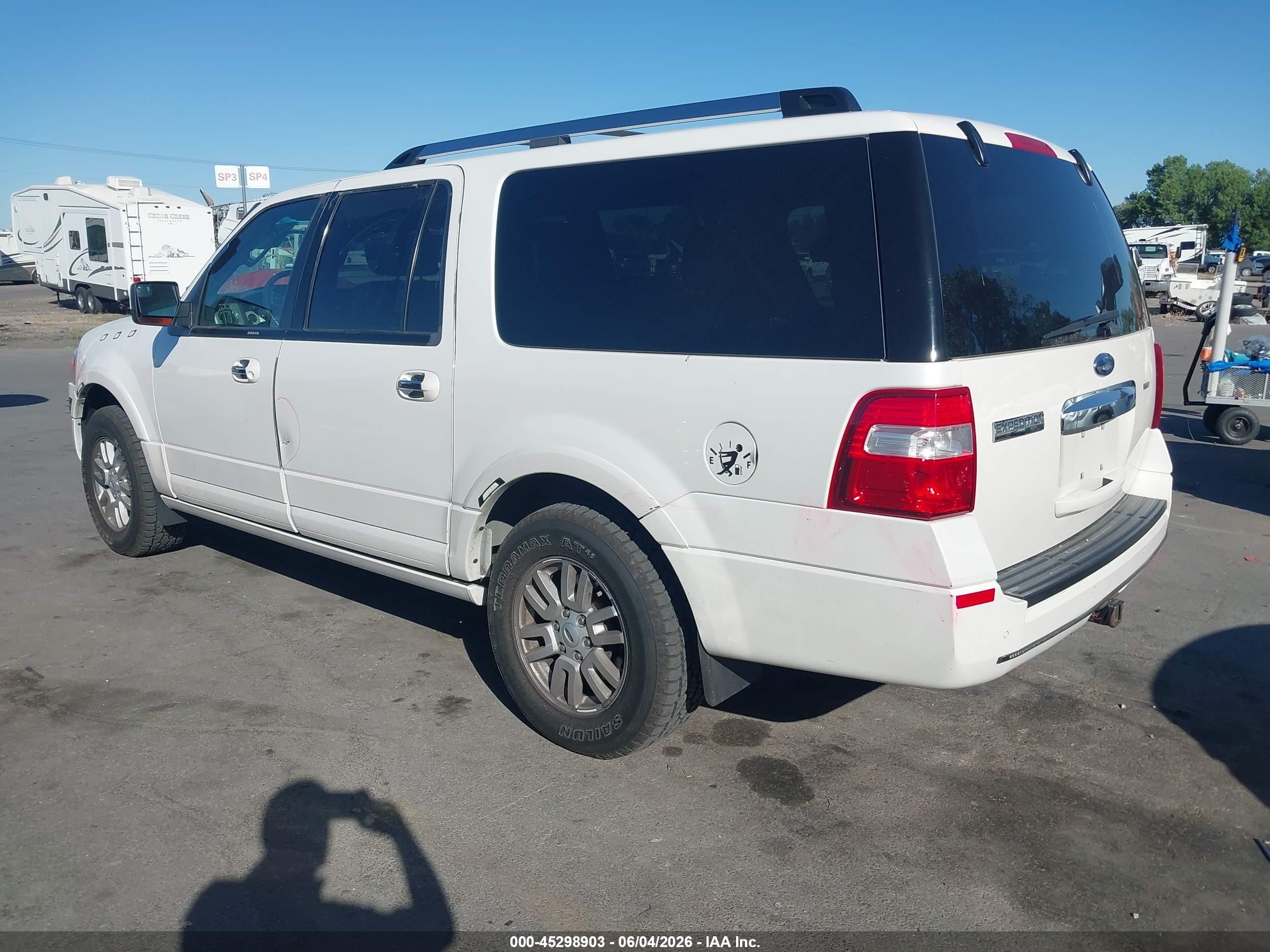 2014 Ford Expedition El Limited White vin: 1FMJK2A52EEF50648