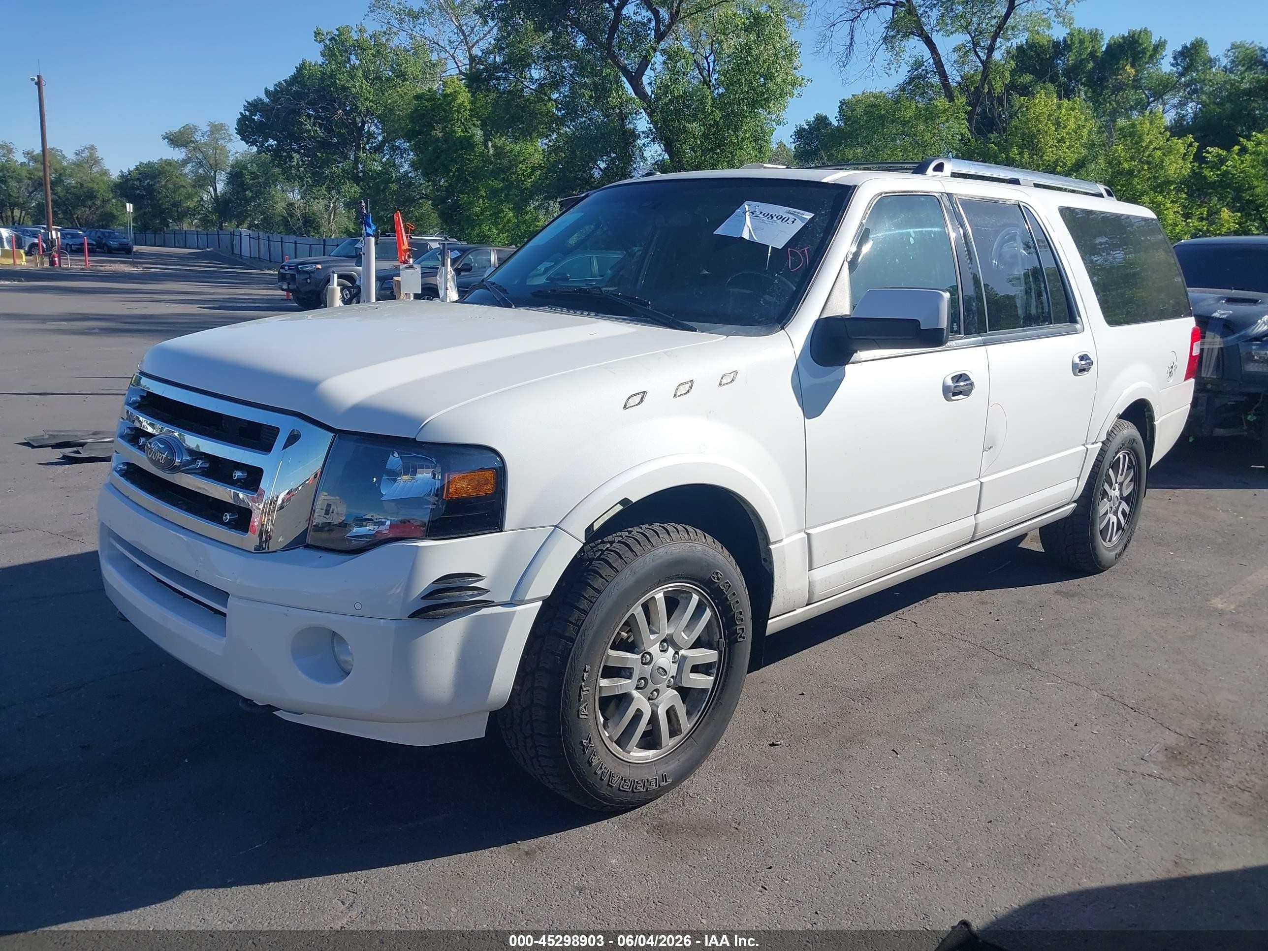 2014 Ford Expedition El Limited White vin: 1FMJK2A52EEF50648