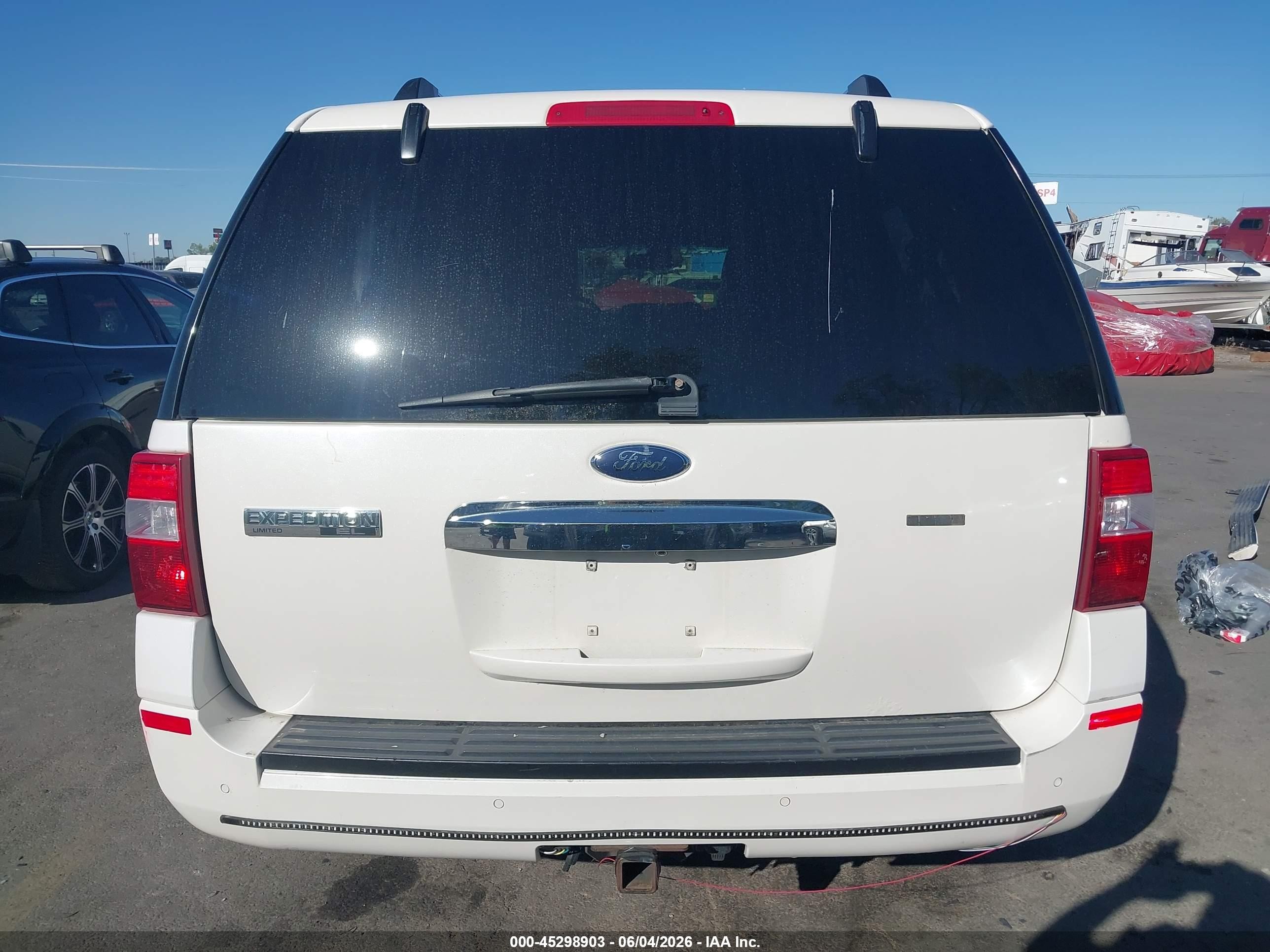 2014 Ford Expedition El Limited White vin: 1FMJK2A52EEF50648