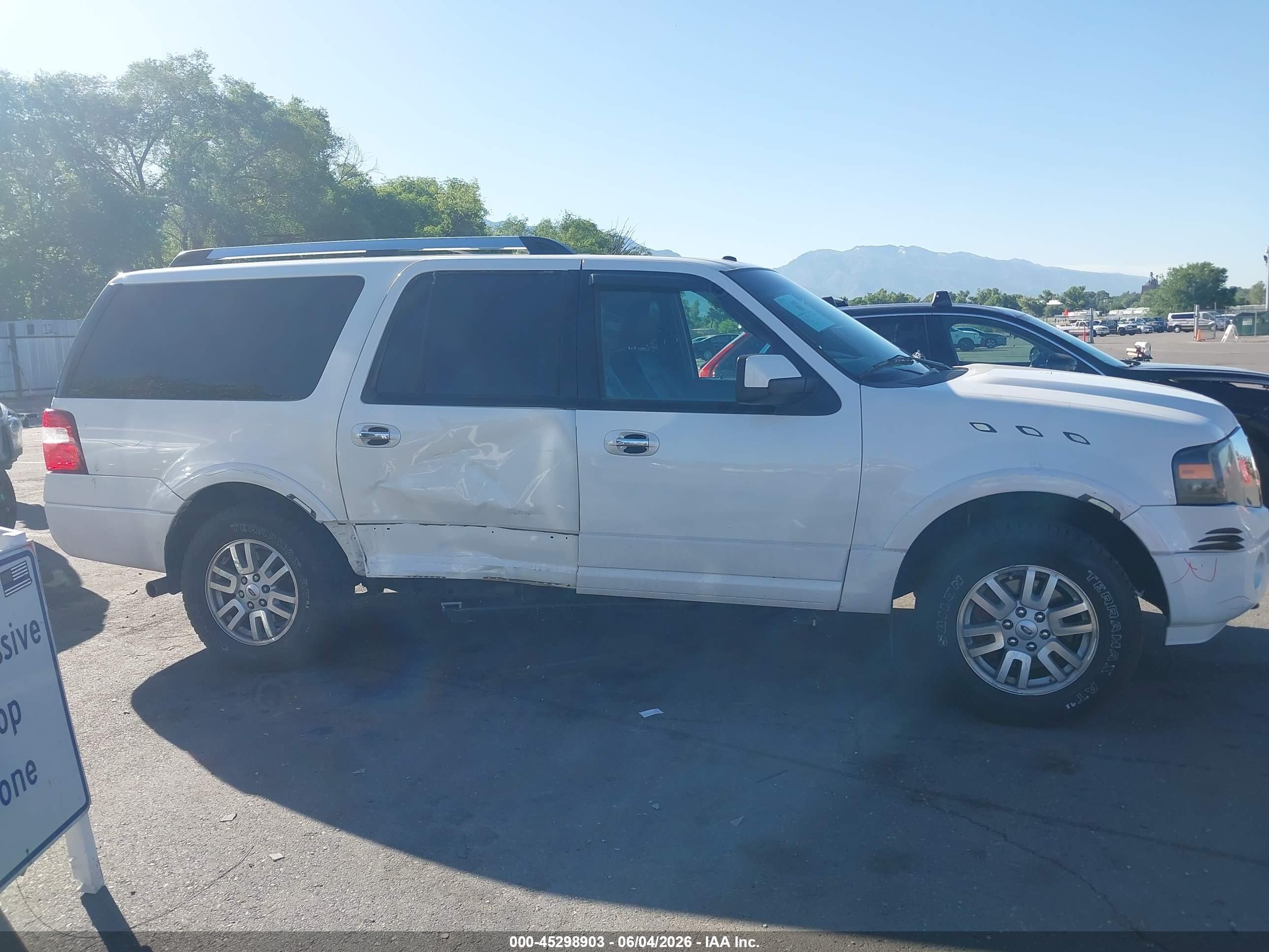 2014 Ford Expedition El Limited White vin: 1FMJK2A52EEF50648