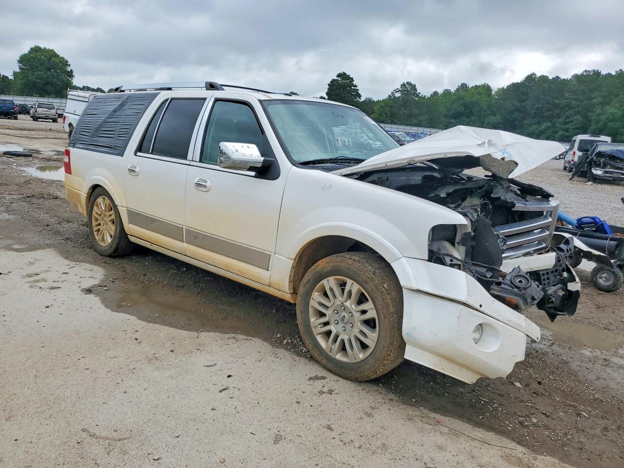 2012 Ford Expedition El Limited White vin: 1FMJK2A53CEF41986