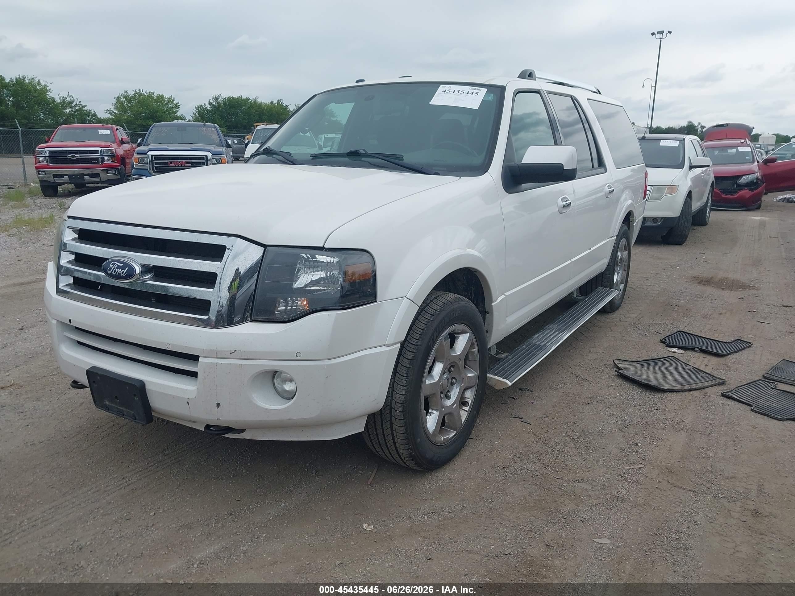 2013 Ford Expedition El Limited White vin: 1FMJK2A53DEF30343