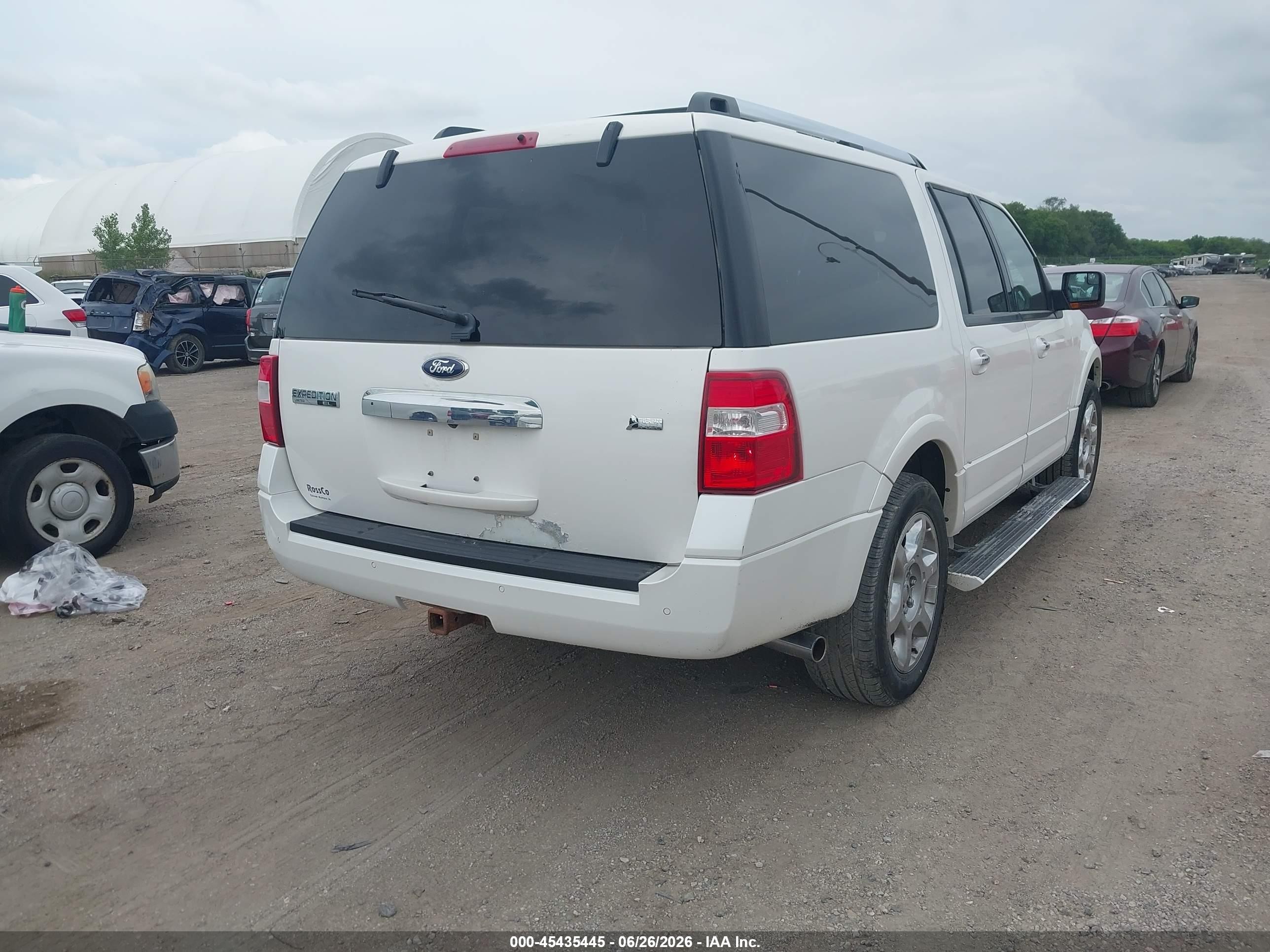 2013 Ford Expedition El Limited White vin: 1FMJK2A53DEF30343