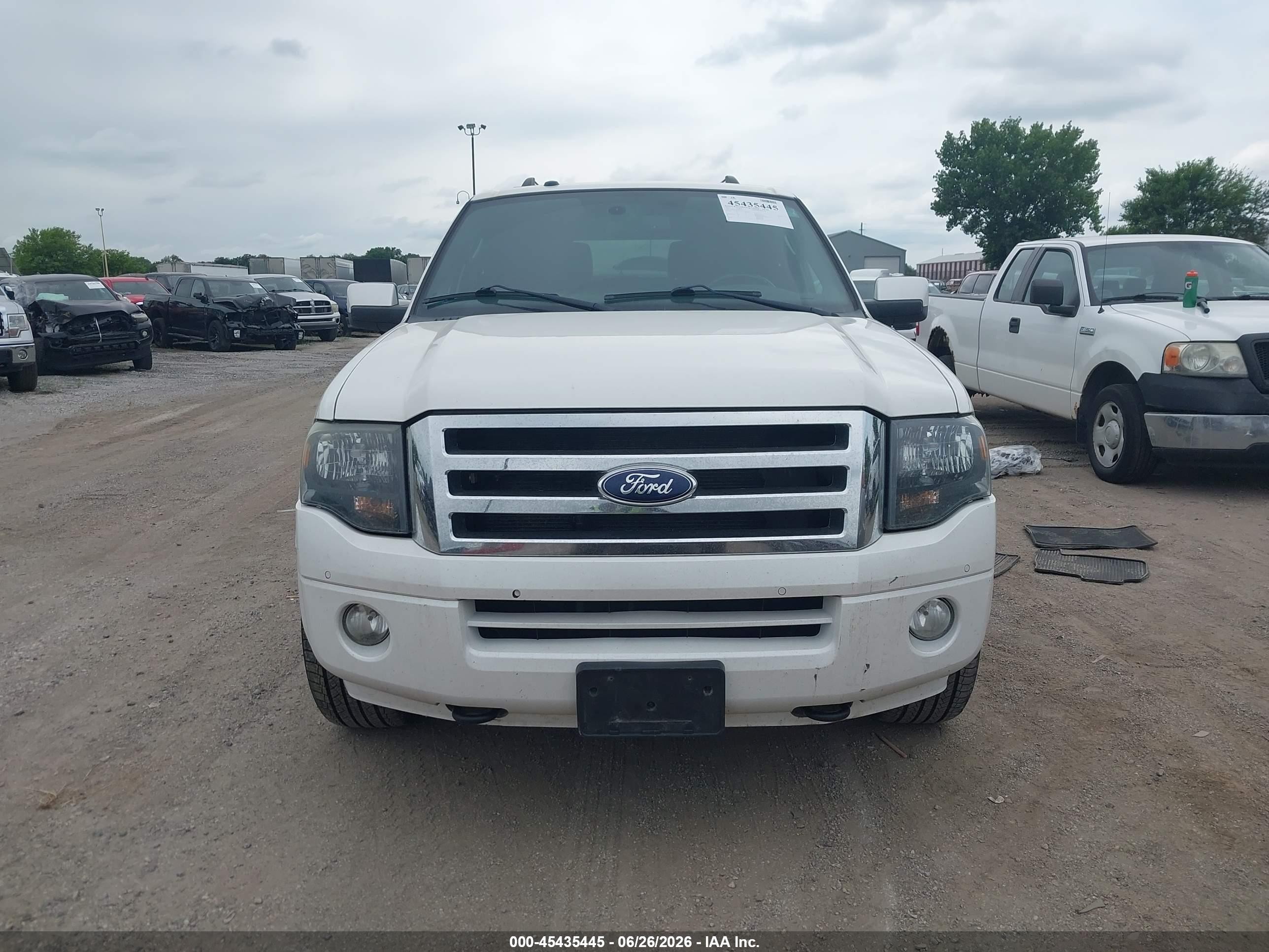 2013 Ford Expedition El Limited White vin: 1FMJK2A53DEF30343