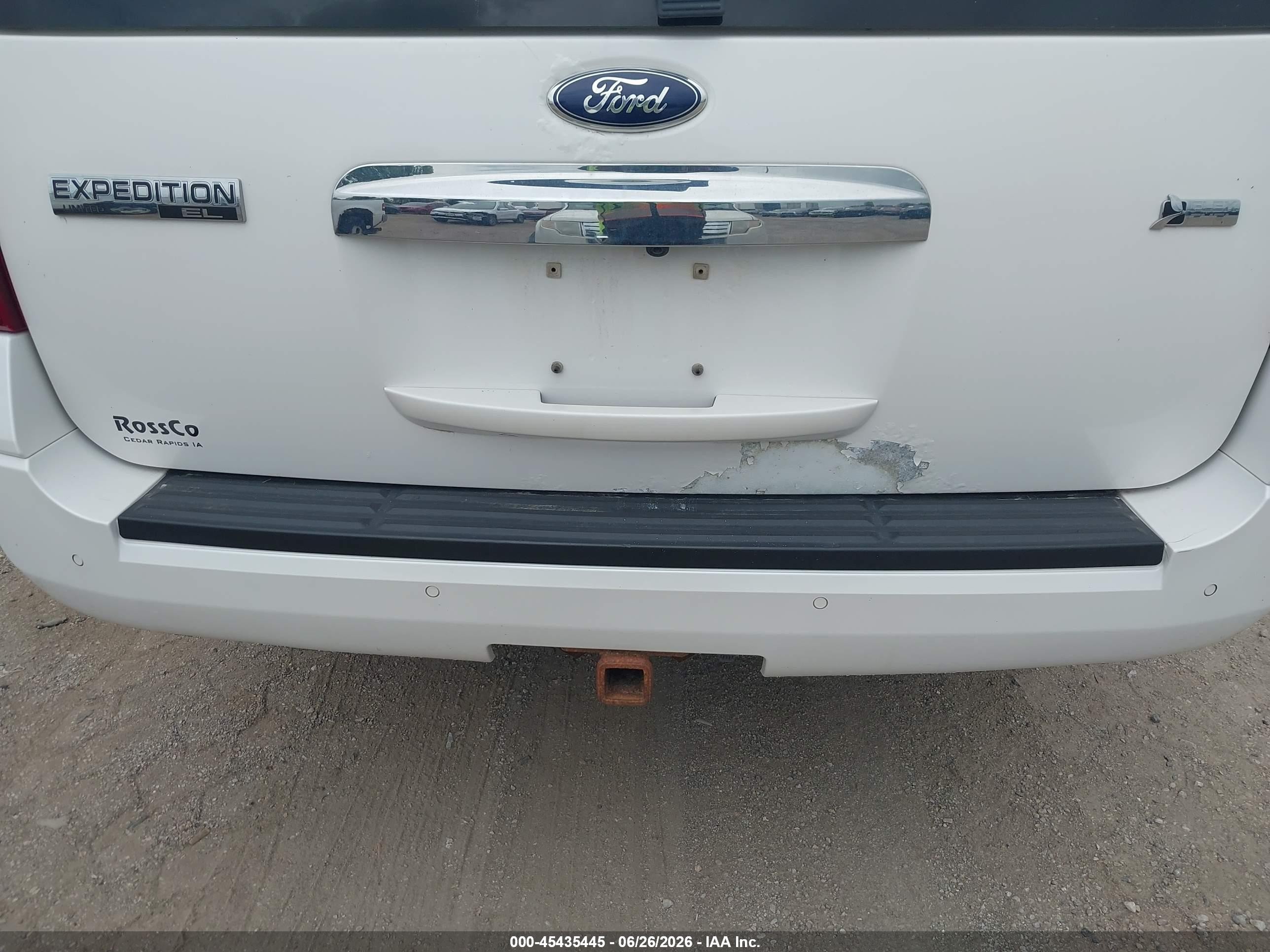 2013 Ford Expedition El Limited White vin: 1FMJK2A53DEF30343