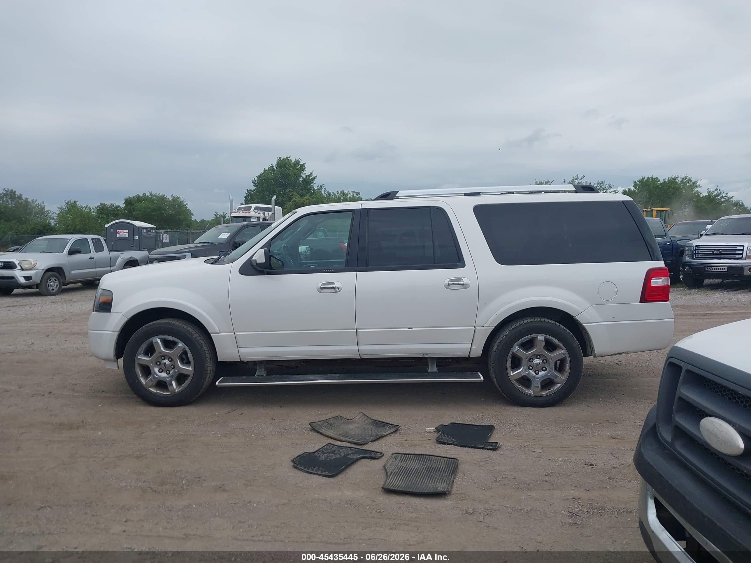 2013 Ford Expedition El Limited White vin: 1FMJK2A53DEF30343