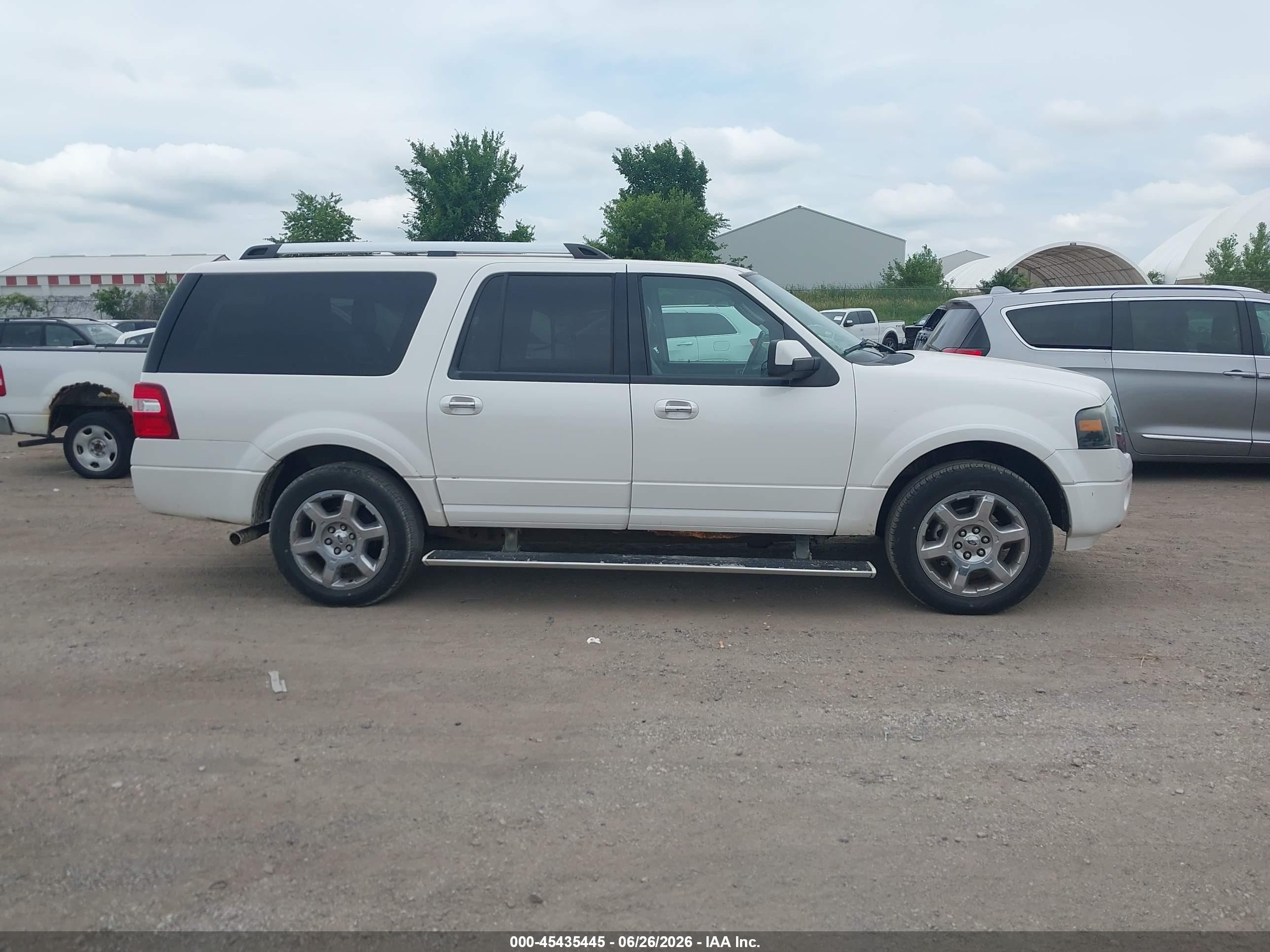2013 Ford Expedition El Limited White vin: 1FMJK2A53DEF30343