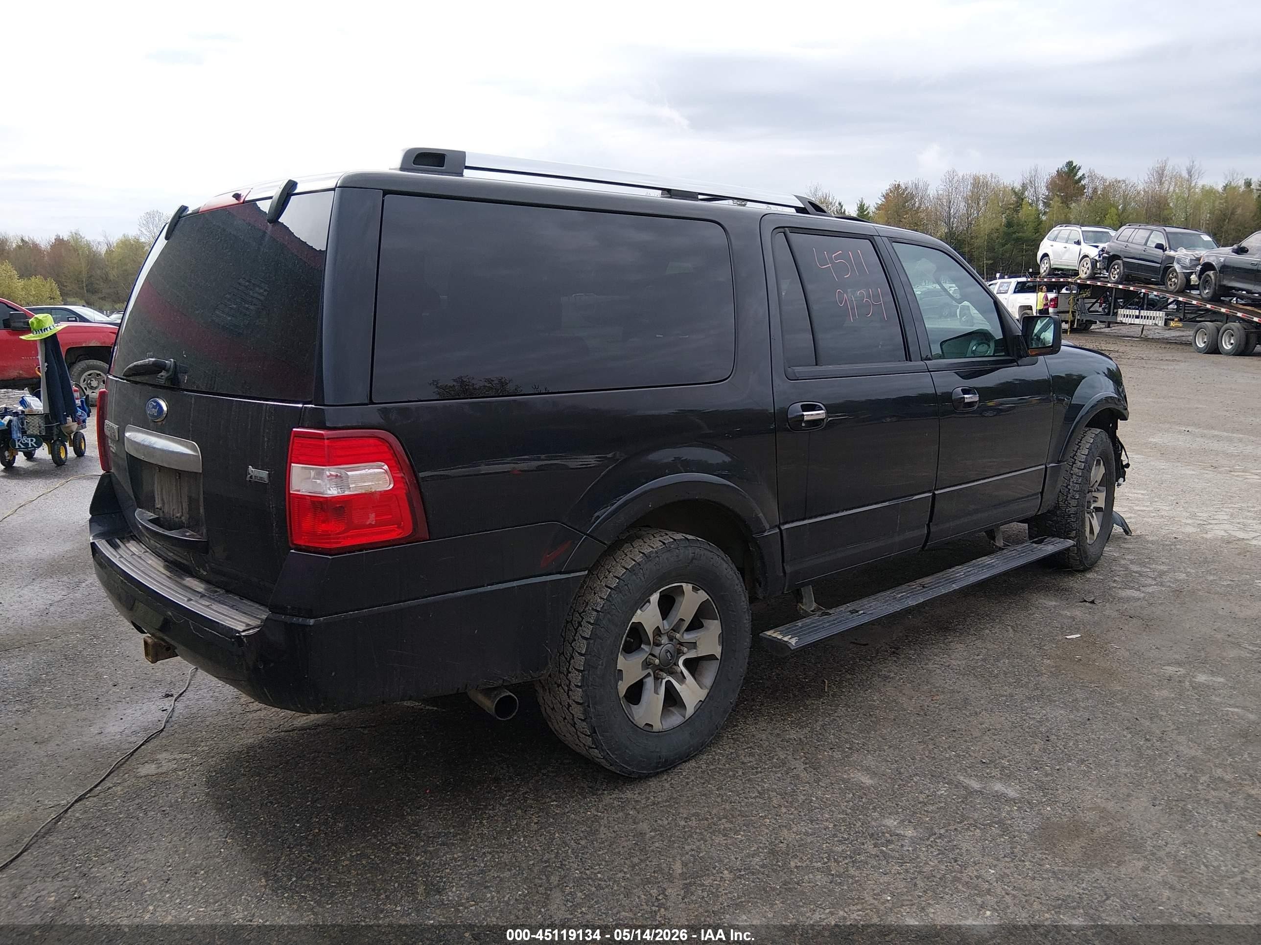 2011 Ford Expedition El Limited Black vin: 1FMJK2A54BEF35323