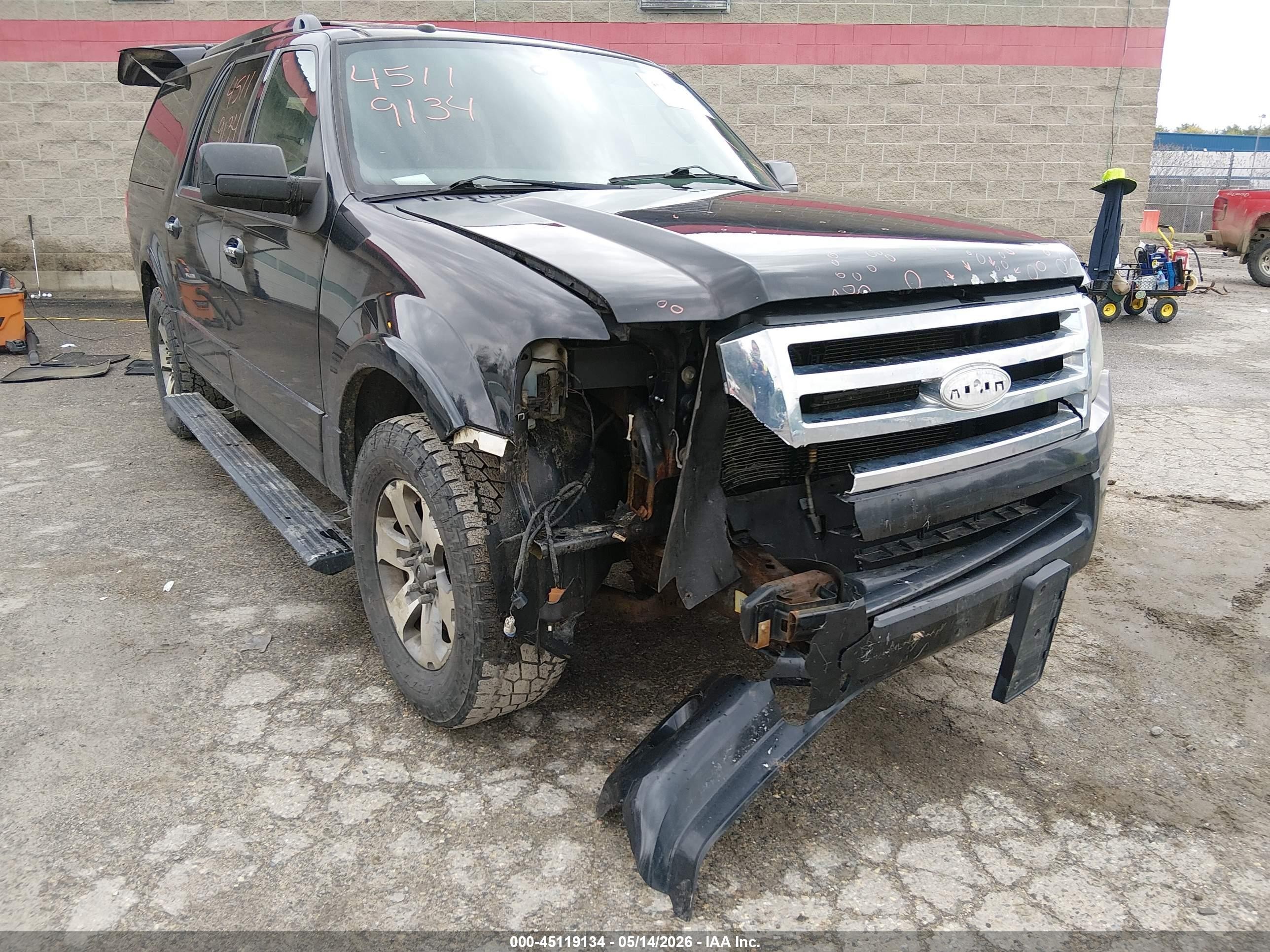 2011 Ford Expedition El Limited Black vin: 1FMJK2A54BEF35323