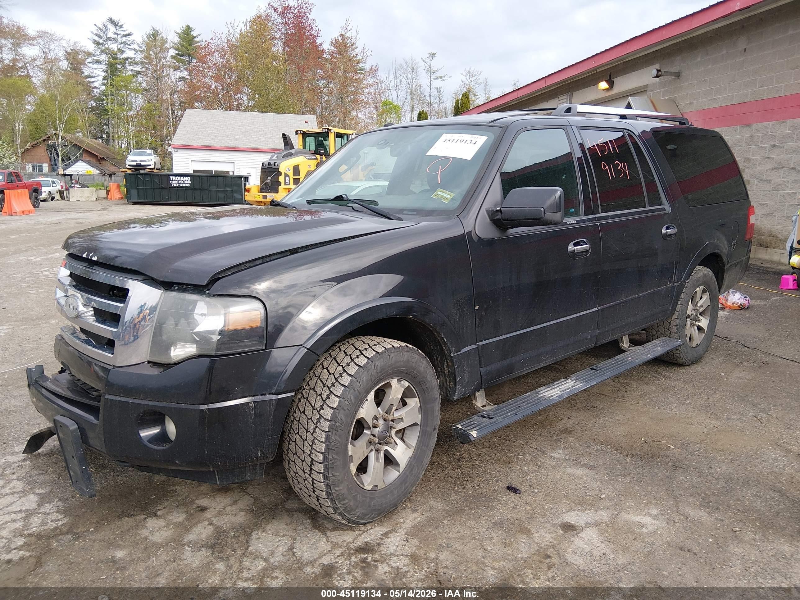 2011 Ford Expedition El Limited Black vin: 1FMJK2A54BEF35323