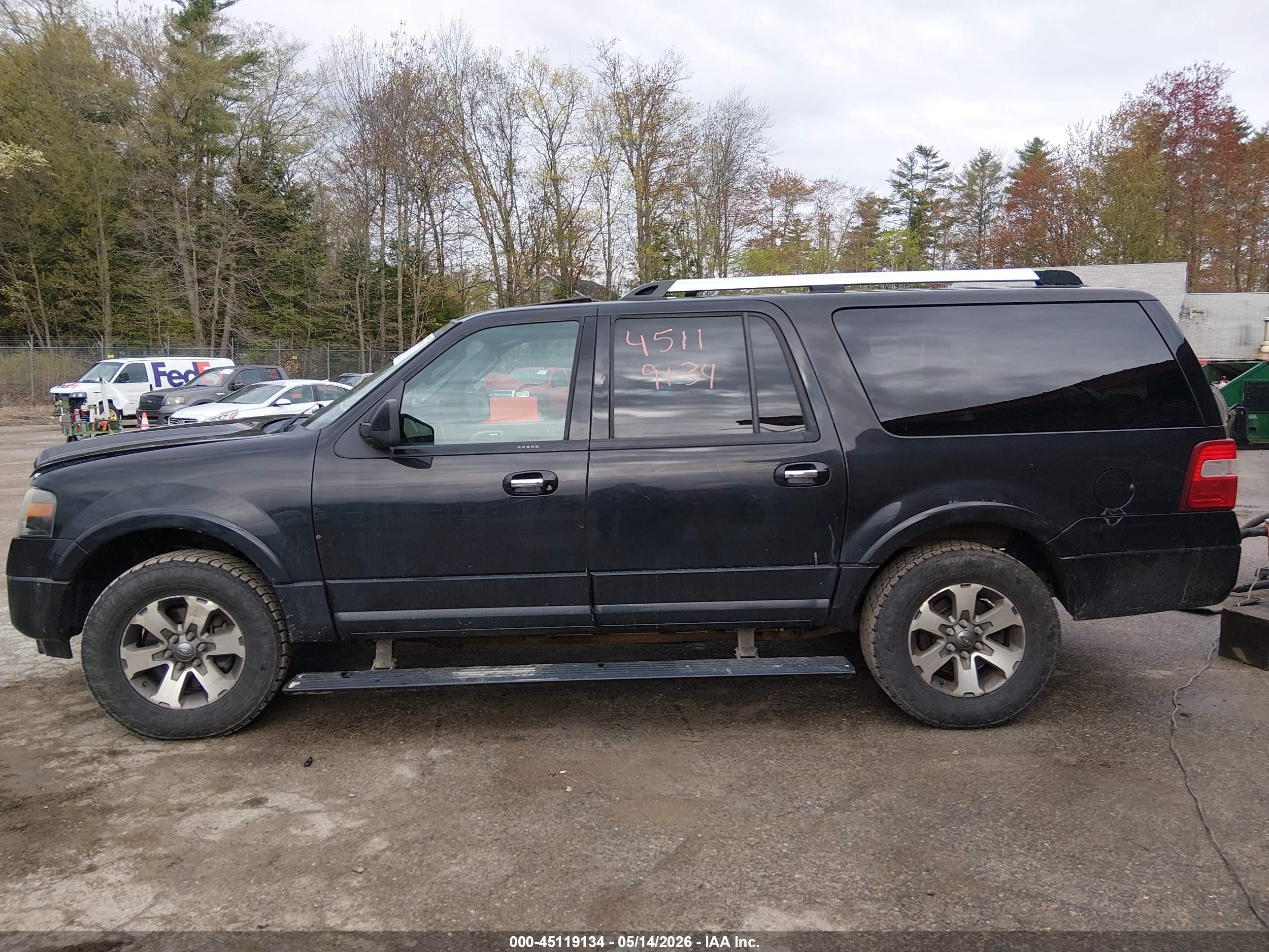 2011 Ford Expedition El Limited Black vin: 1FMJK2A54BEF35323