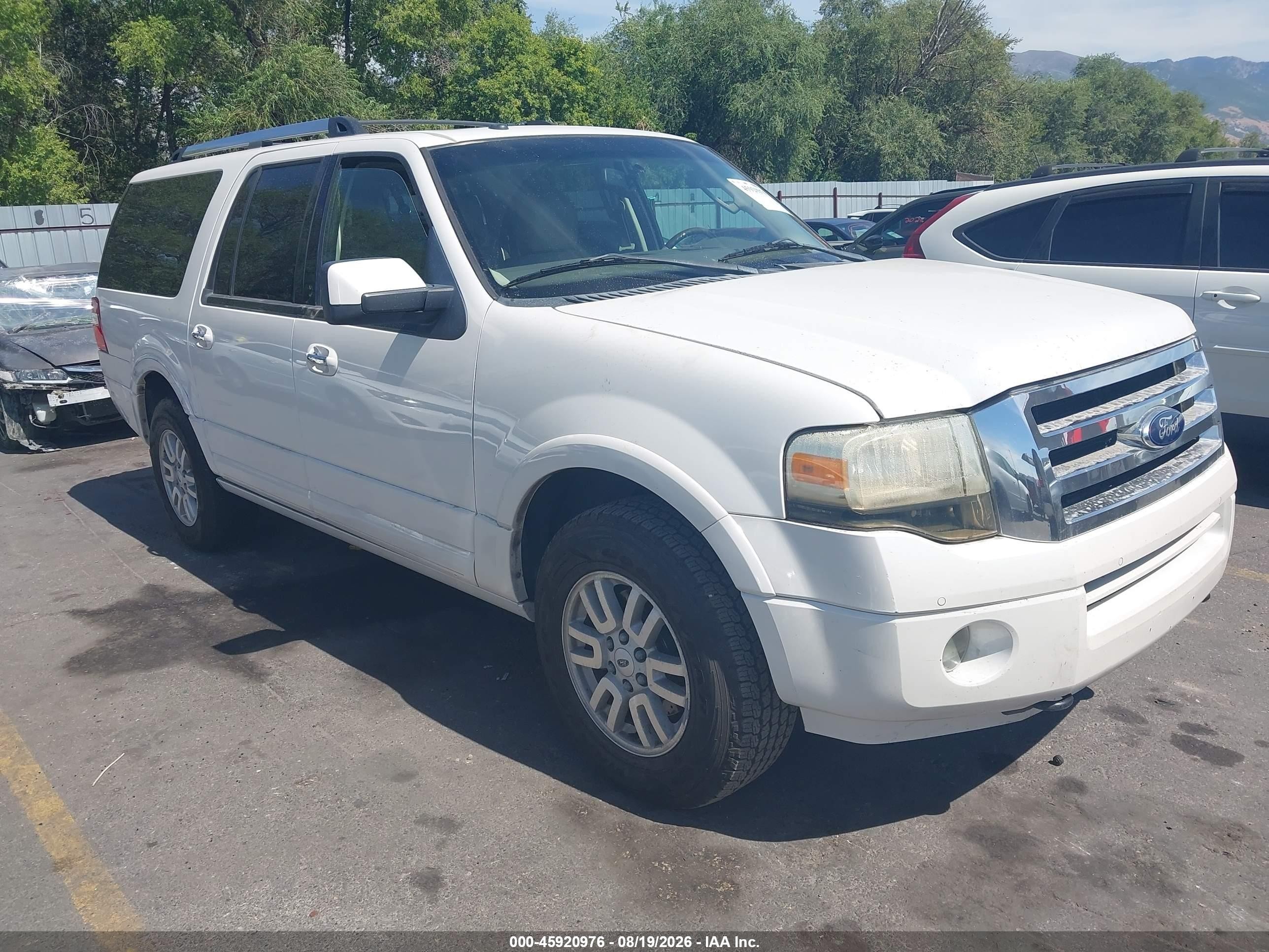 2012 Ford Expedition El Limited Белый vin: 1FMJK2A54CEF38983