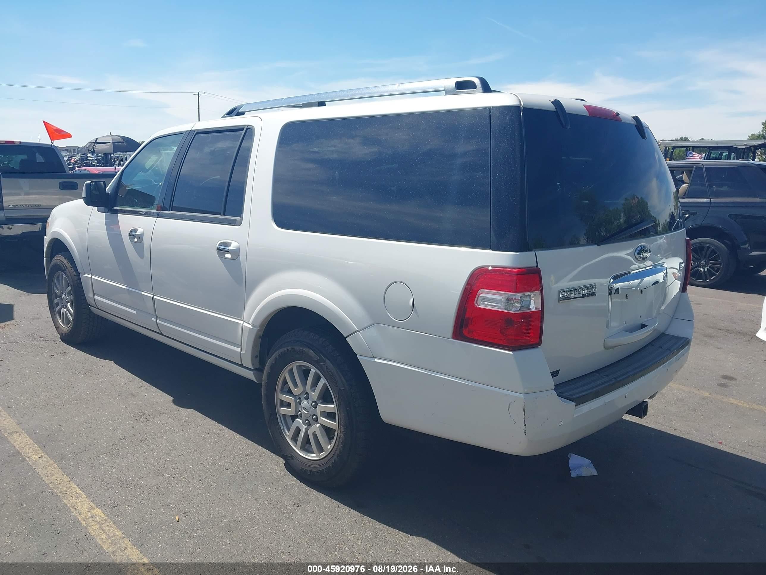 2012 Ford Expedition El Limited Белый vin: 1FMJK2A54CEF38983