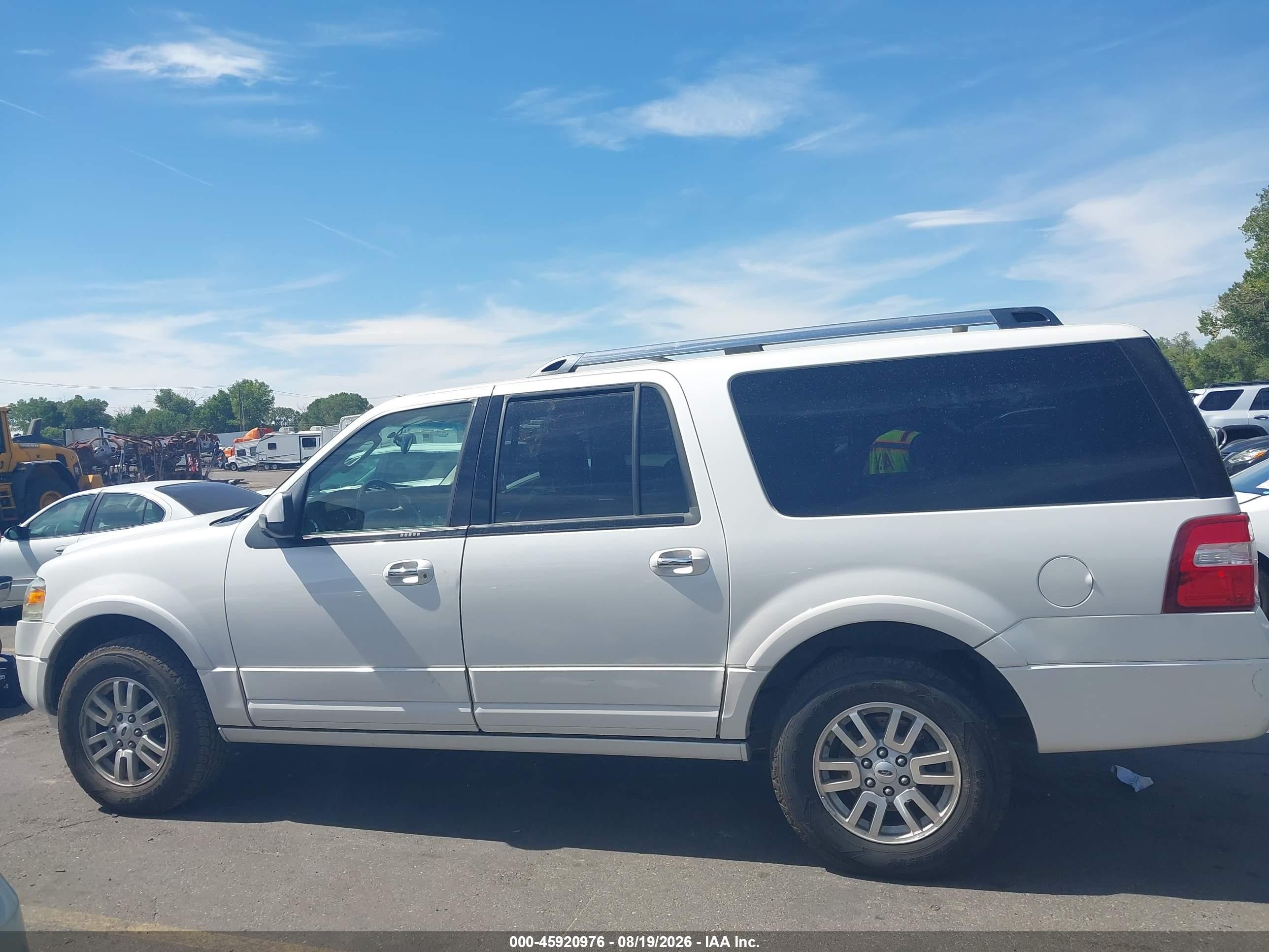 2012 Ford Expedition El Limited Белый vin: 1FMJK2A54CEF38983