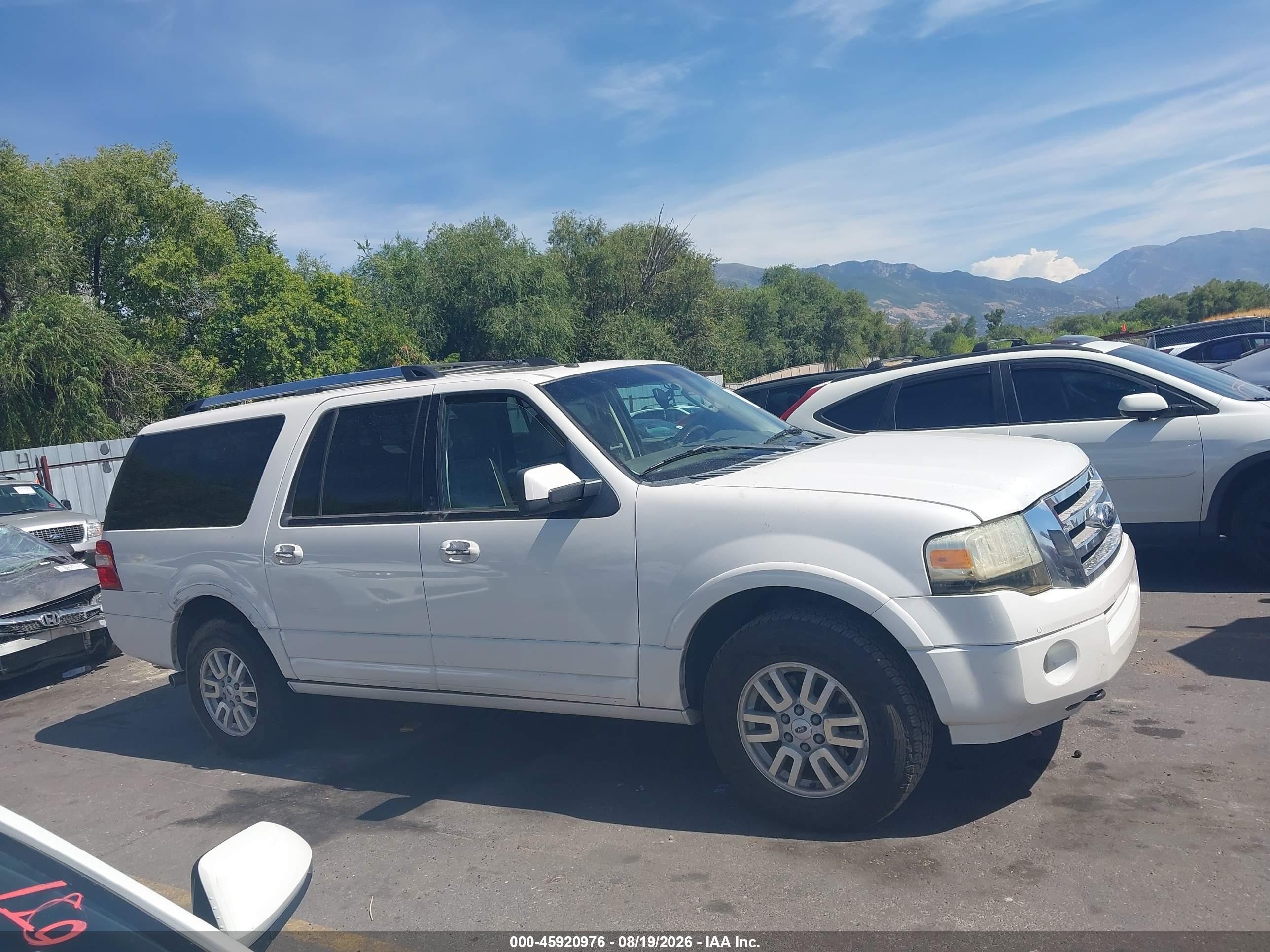 2012 Ford Expedition El Limited Белый vin: 1FMJK2A54CEF38983