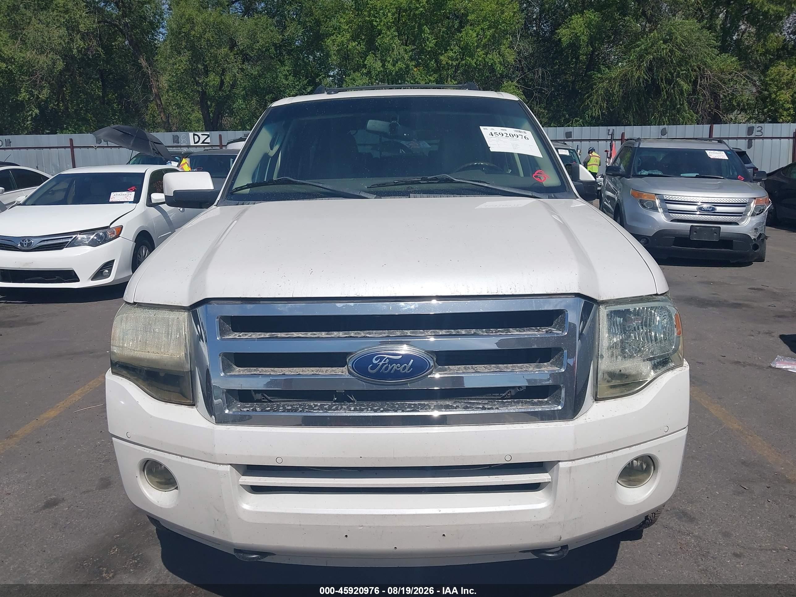 2012 Ford Expedition El Limited Белый vin: 1FMJK2A54CEF38983