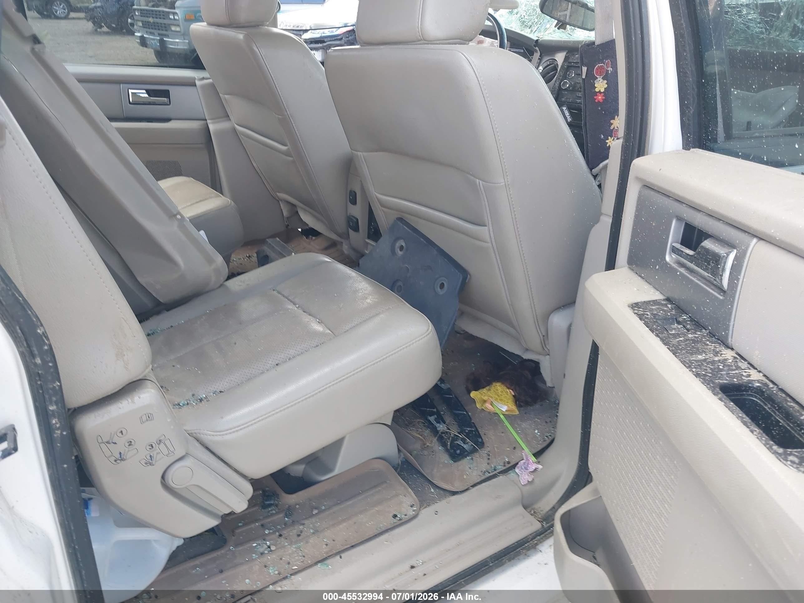 2013 Ford Expedition El Limited White vin: 1FMJK2A54DEF27161