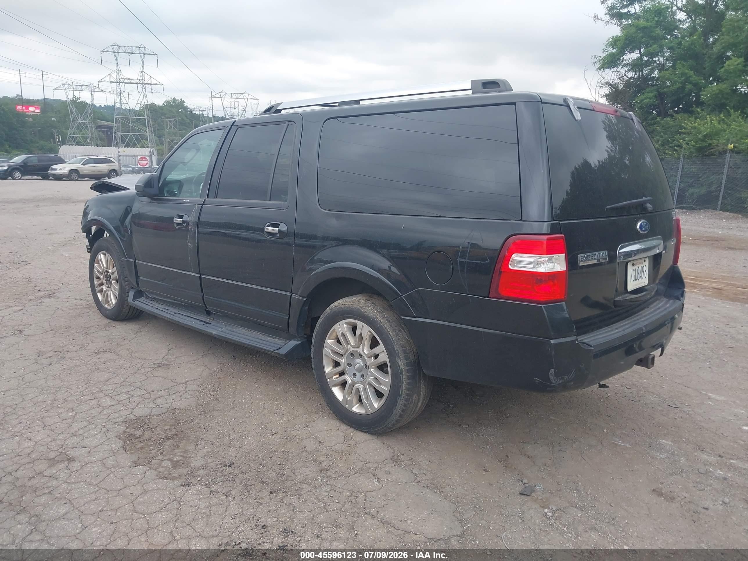 2011 Ford Expedition El Limited Черный vin: 1FMJK2A55BEF18949