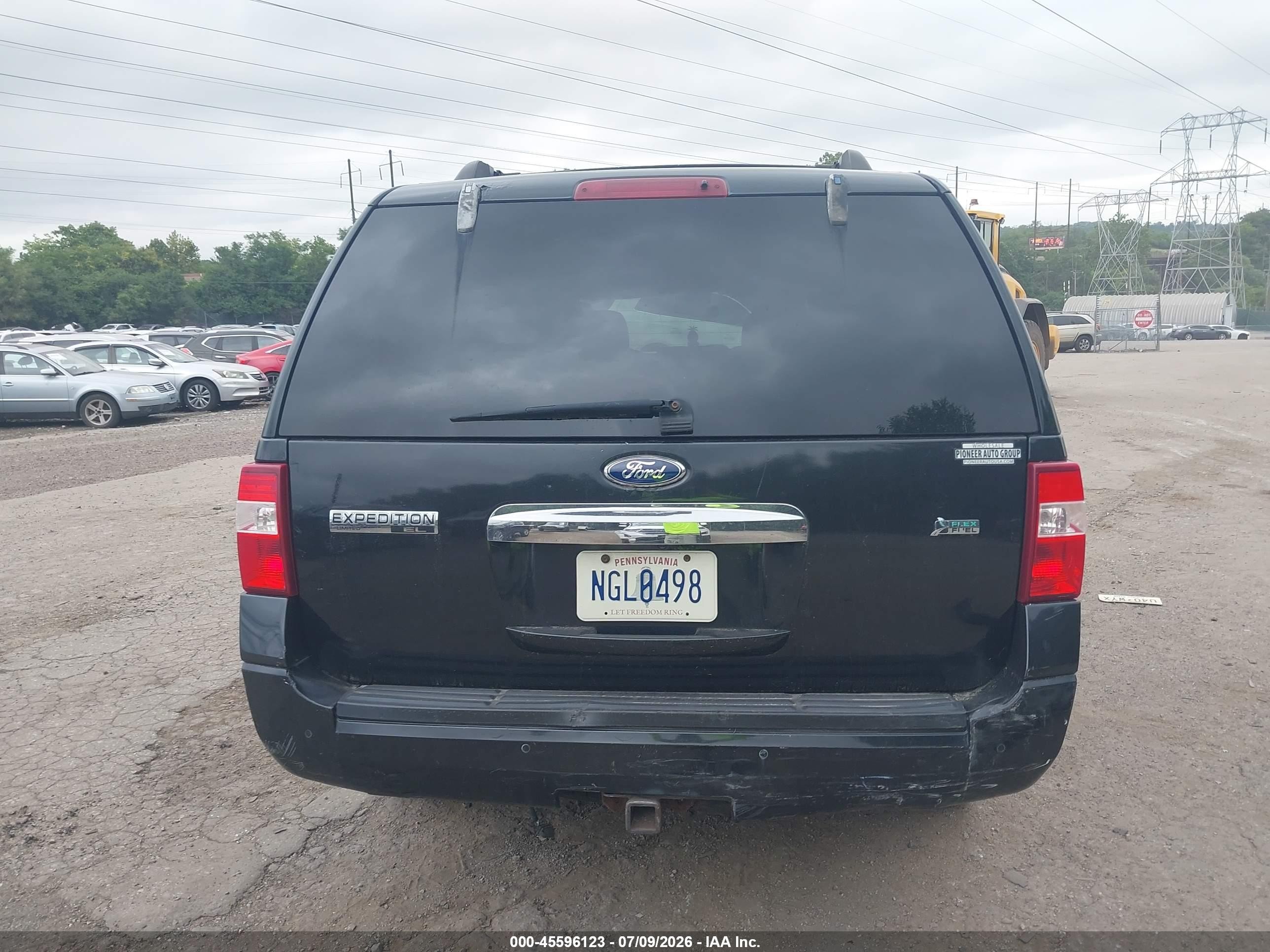 2011 Ford Expedition El Limited Черный vin: 1FMJK2A55BEF18949