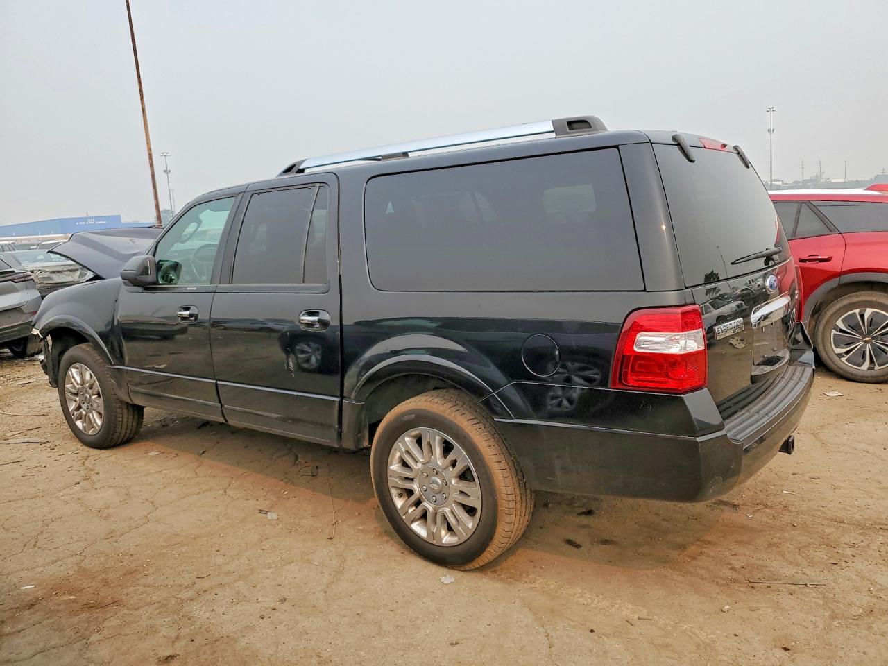 2011 Ford Expedition El Limited Black vin: 1FMJK2A55BEF34536